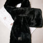 Écharpe  Femme Livie Plain Fur black | Freeman T. Porter