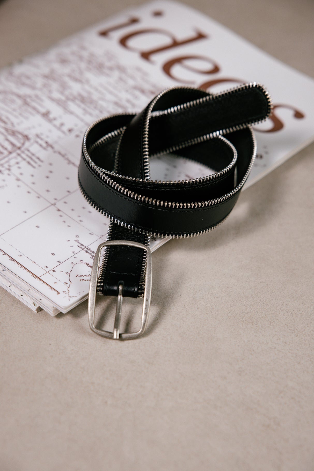 Ceinture en cuir Femme Zipy black | Freeman T. Porter