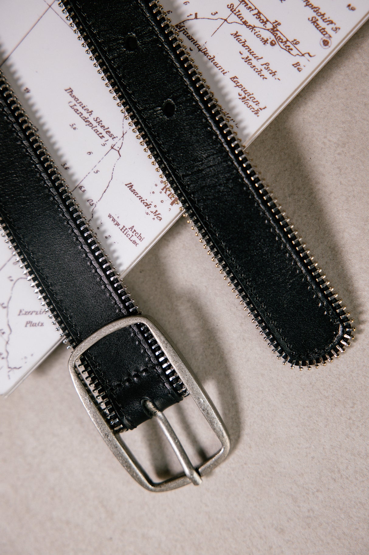 Ceinture en cuir Femme Zipy black | Freeman T. Porter