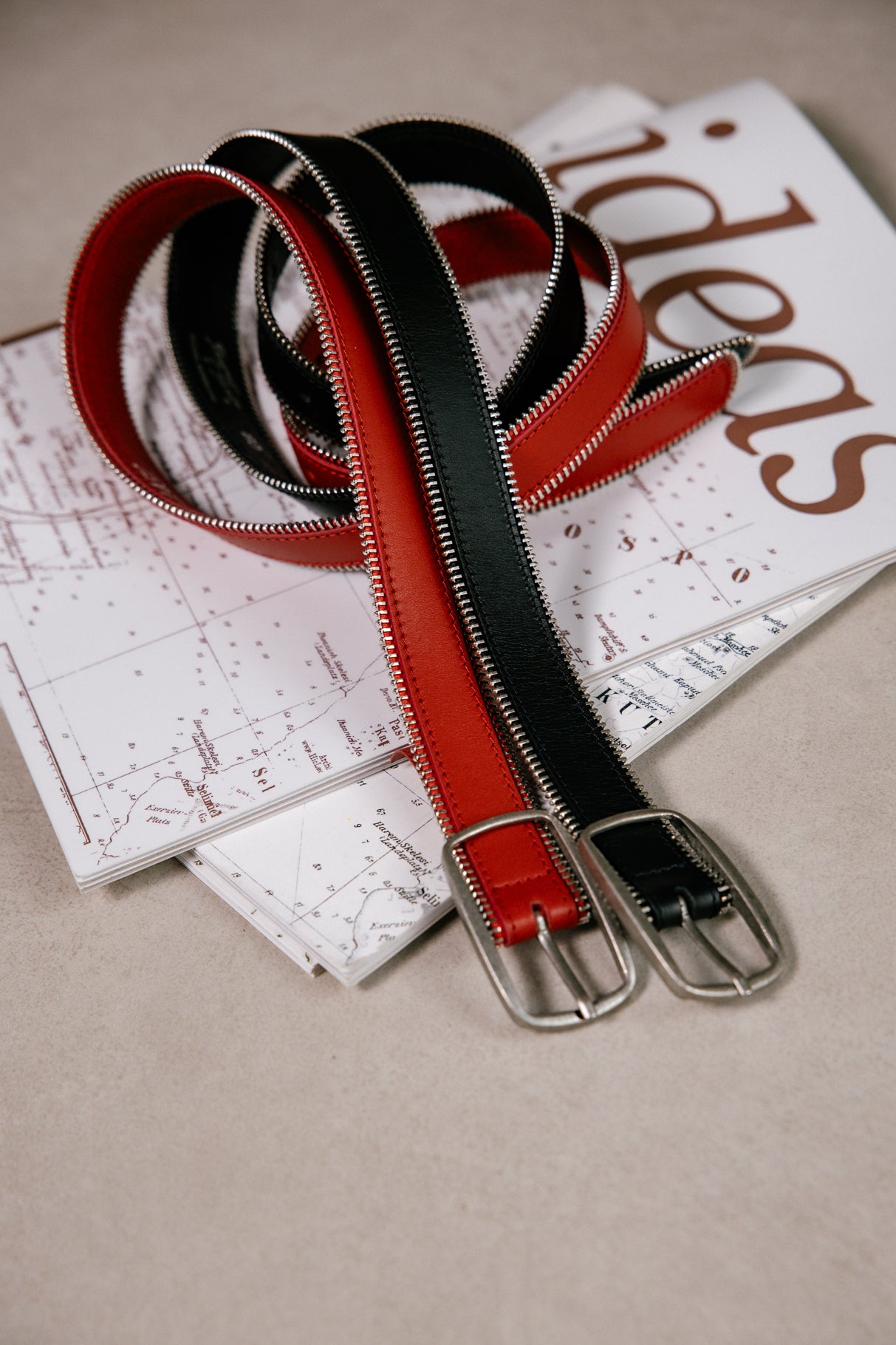 Ceinture en cuir Femme Zipy black | Freeman T. Porter