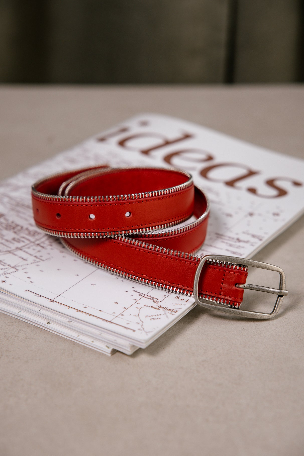 Ceinture en cuir Femme Zipy salsa | Freeman T. Porter