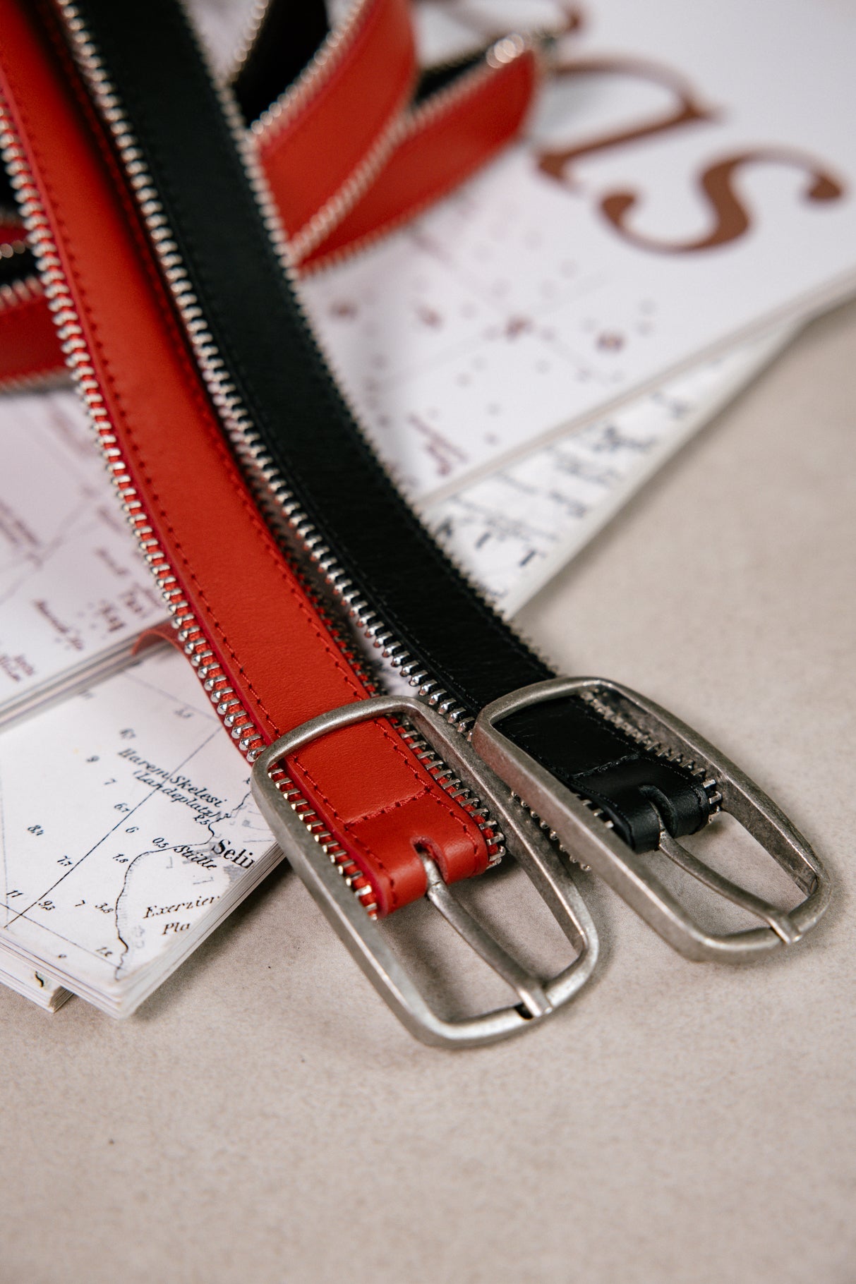 Ceinture en cuir Femme Zipy salsa | Freeman T. Porter