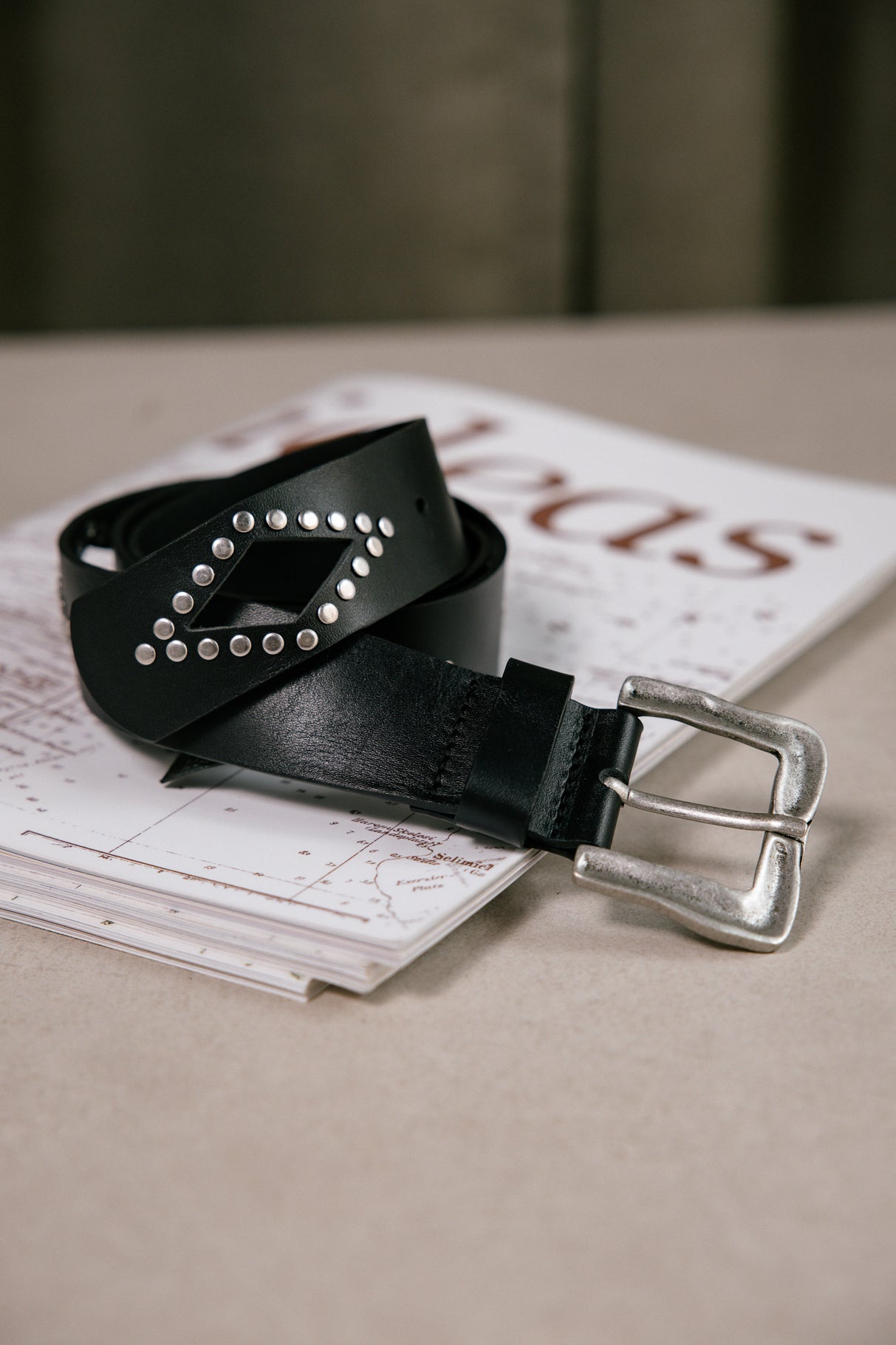 Ceinture en cuir Femme Losane black | Freeman T. Porter