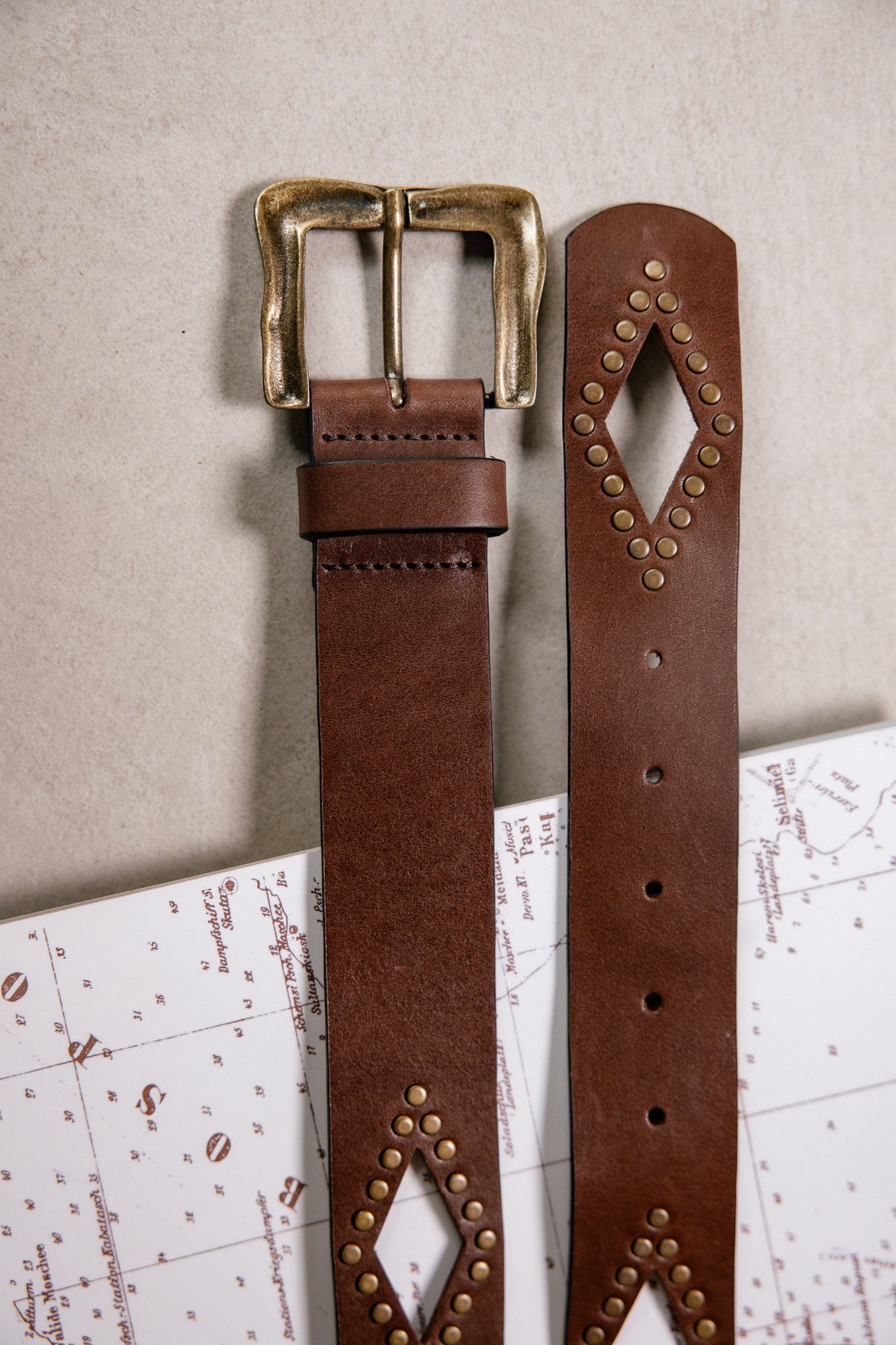 Ceinture en cuir Femme Losane brown | Freeman T. Porter