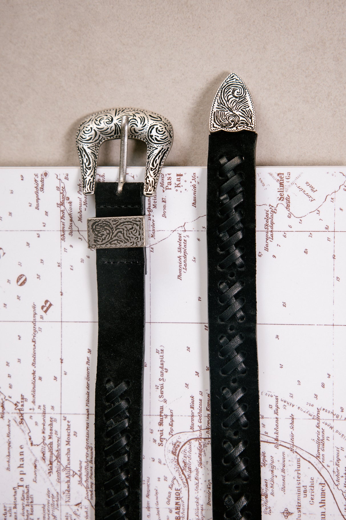 Ceinture en cuir Femme Croya black | Freeman T. Porter