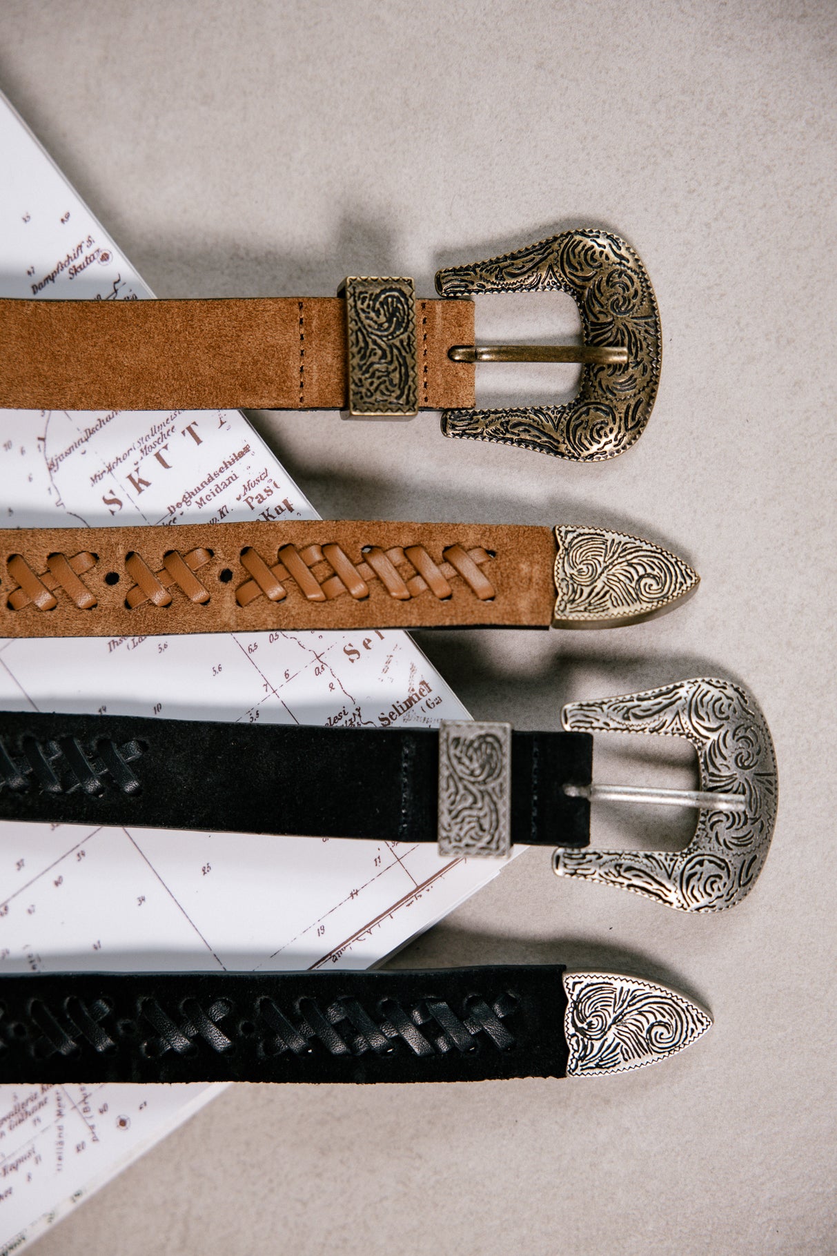 Ceinture en cuir Femme Croya cognac | Freeman T. Porter