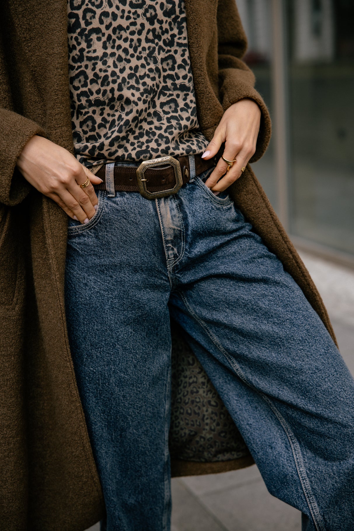 Ceinture en cuir Femme Kaleana brown | Freeman T. Porter