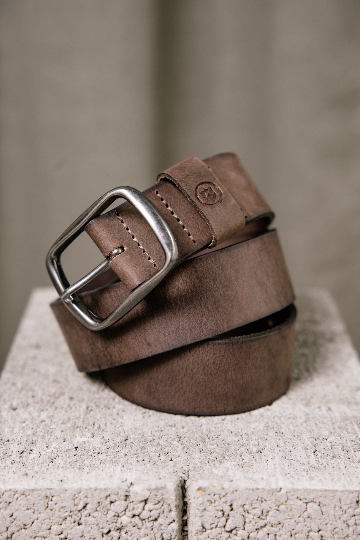 Ceinture en cuir Femme Gassi dark brown | Freeman T. Porter