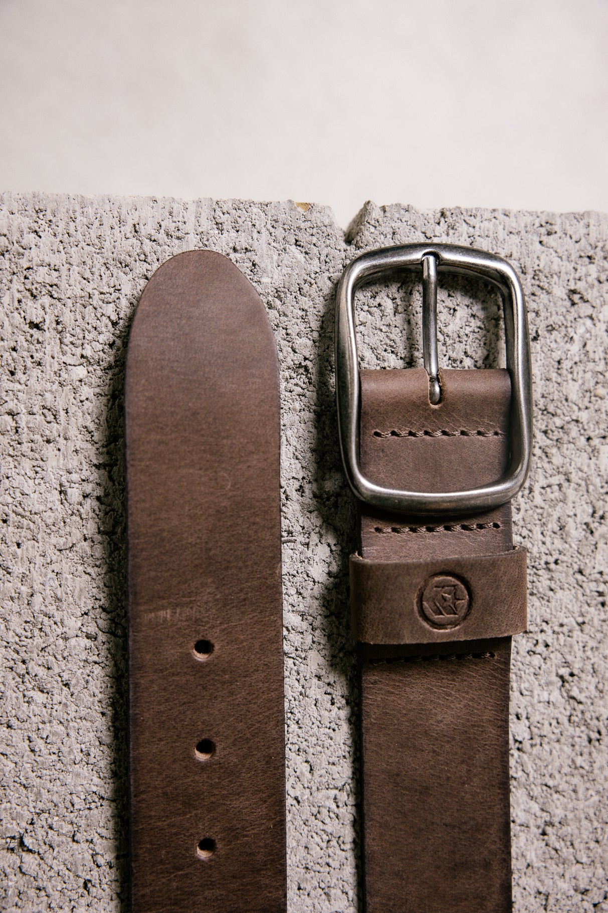 Ceinture en cuir Femme Gassi dark brown | Freeman T. Porter