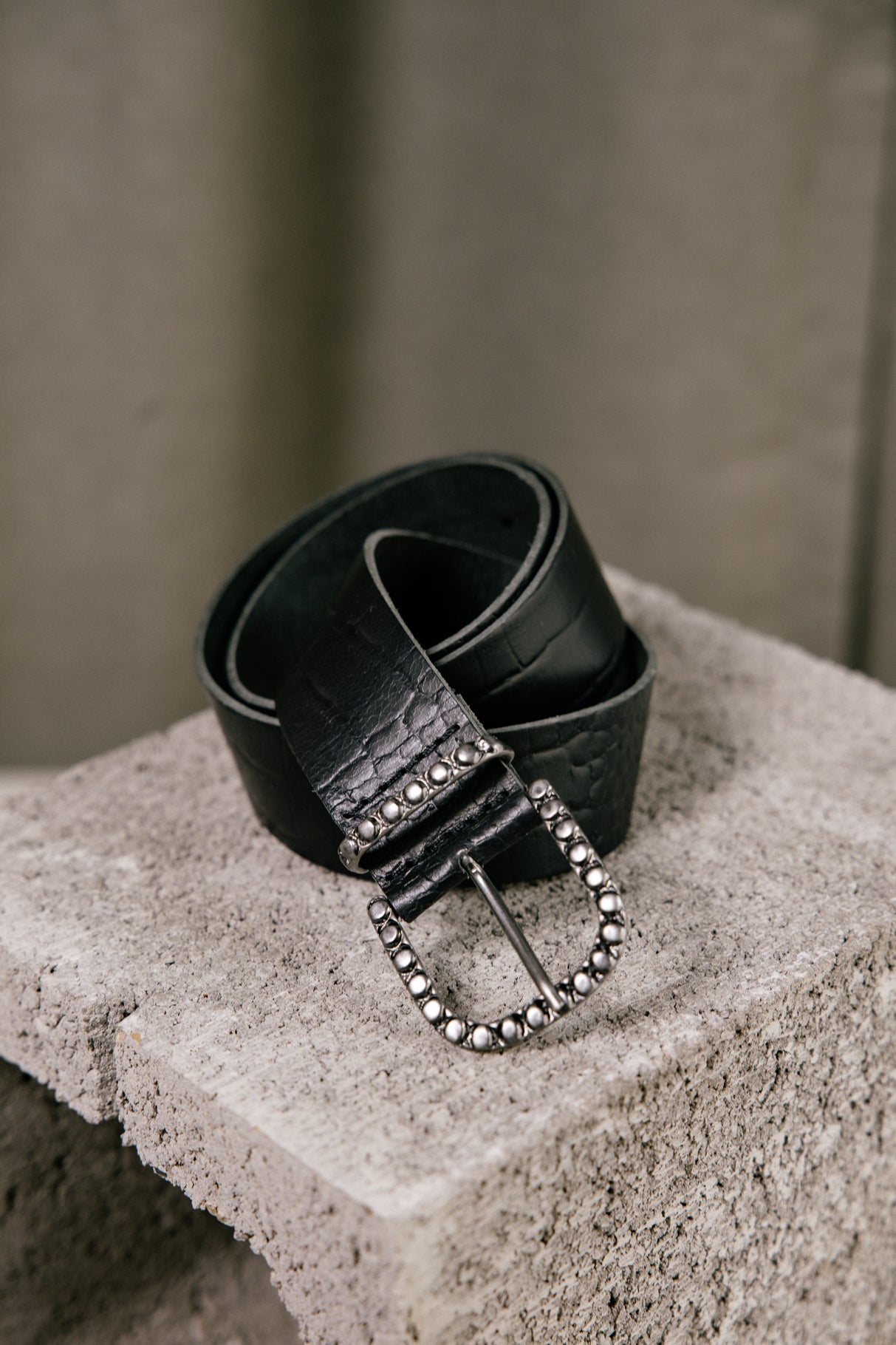 Ceinture en cuir Femme Annita black | Freeman T. Porter