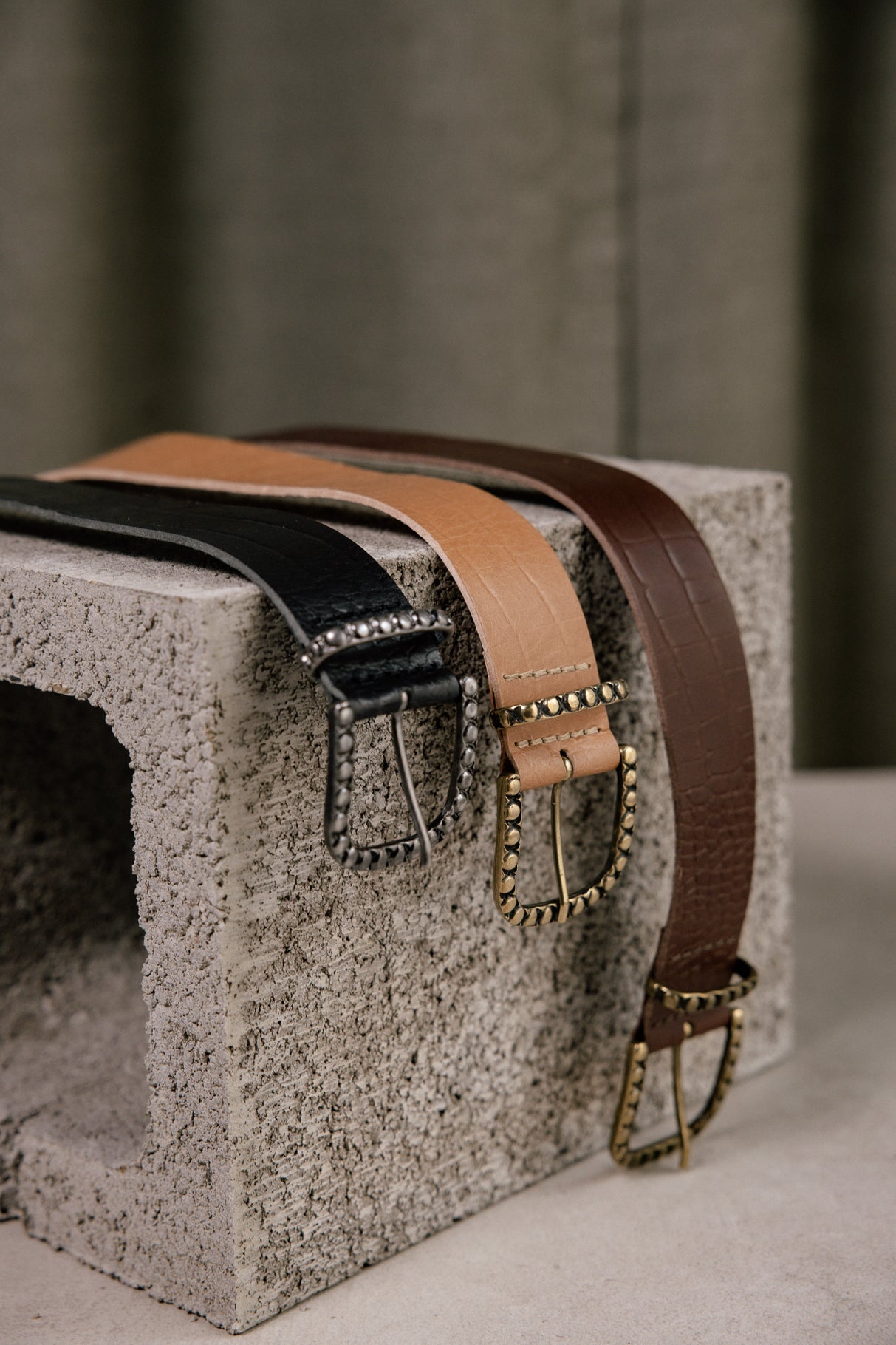 Ceinture en cuir Femme Annita camel | Freeman T. Porter