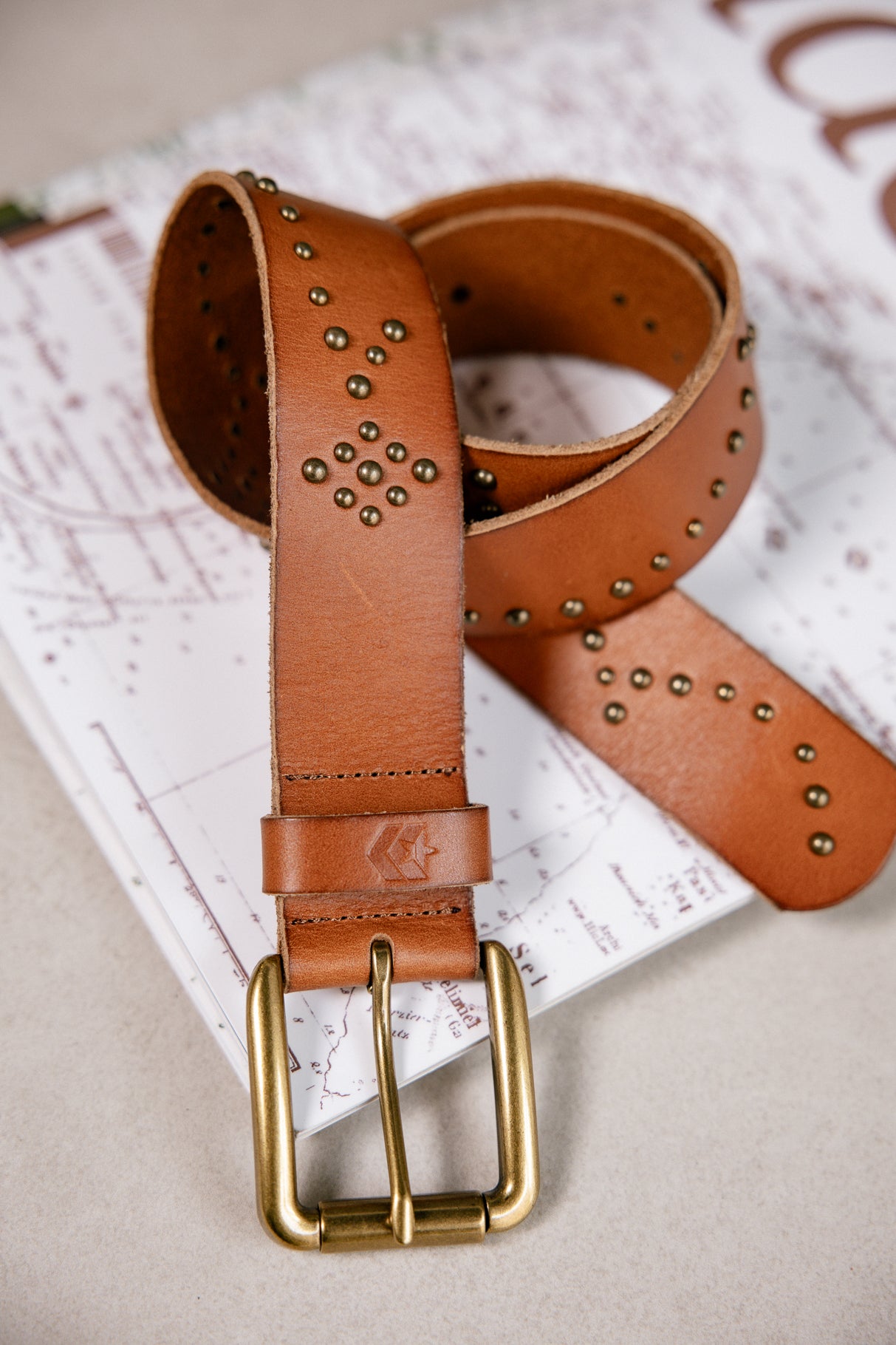 Ceinture en cuir Femme Eris cognac | Freeman T. Porter