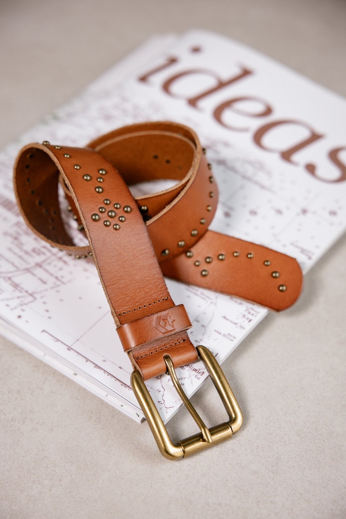Ceinture en cuir Femme Eris cognac | Freeman T. Porter