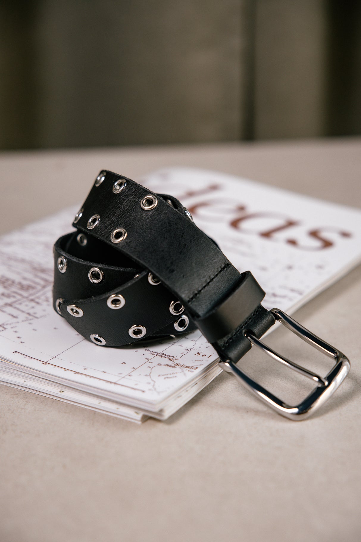Ceinture en cuir Femme Bridge black | Freeman T. Porter