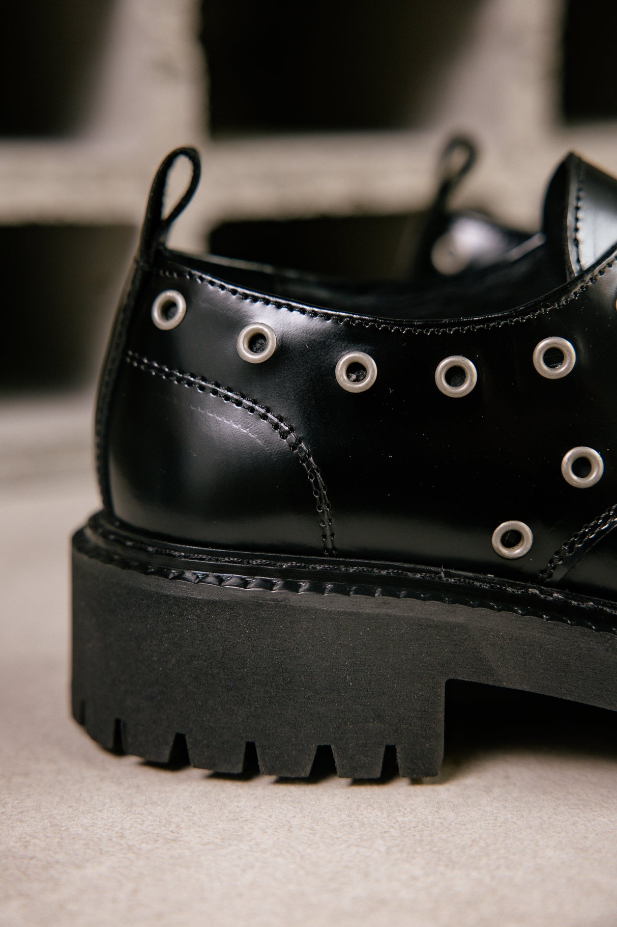 Derby Femme Pina Eyelet black | Freeman T. Porter