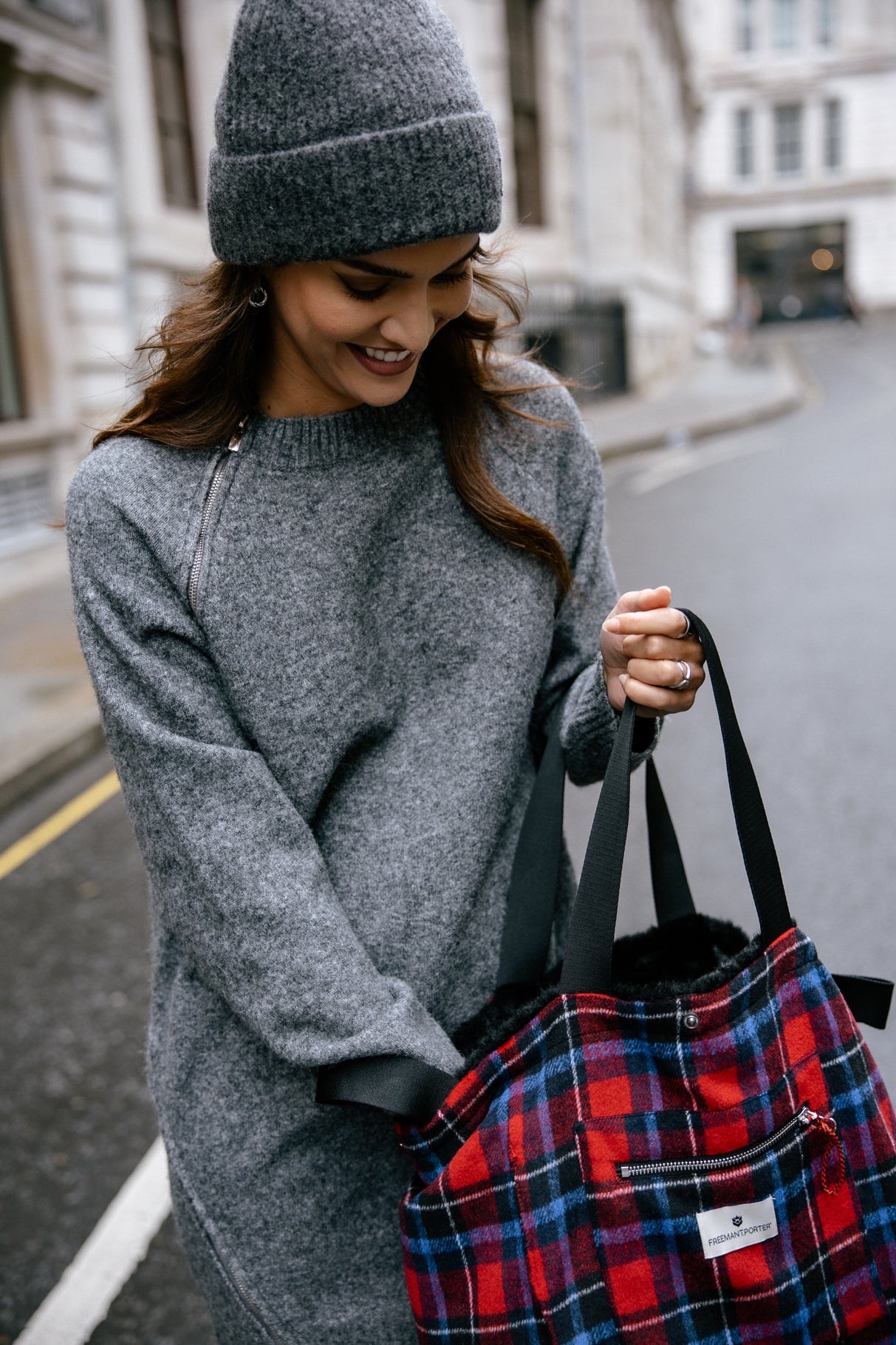 Tote bag Homme Coletta Fur black | Freeman T. Porter