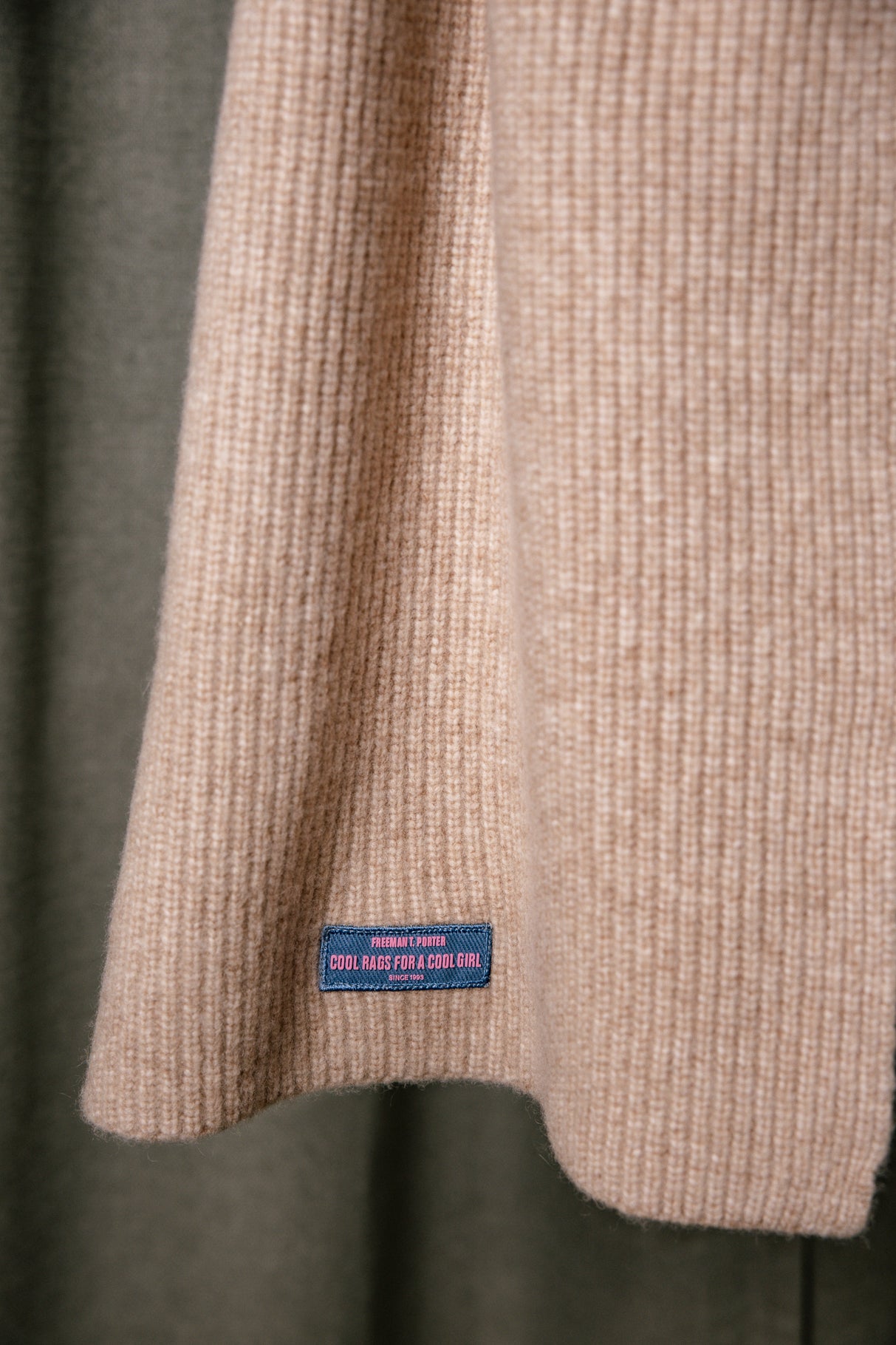 Écharpe Femme Elina Plain camel | Freeman T. Porter