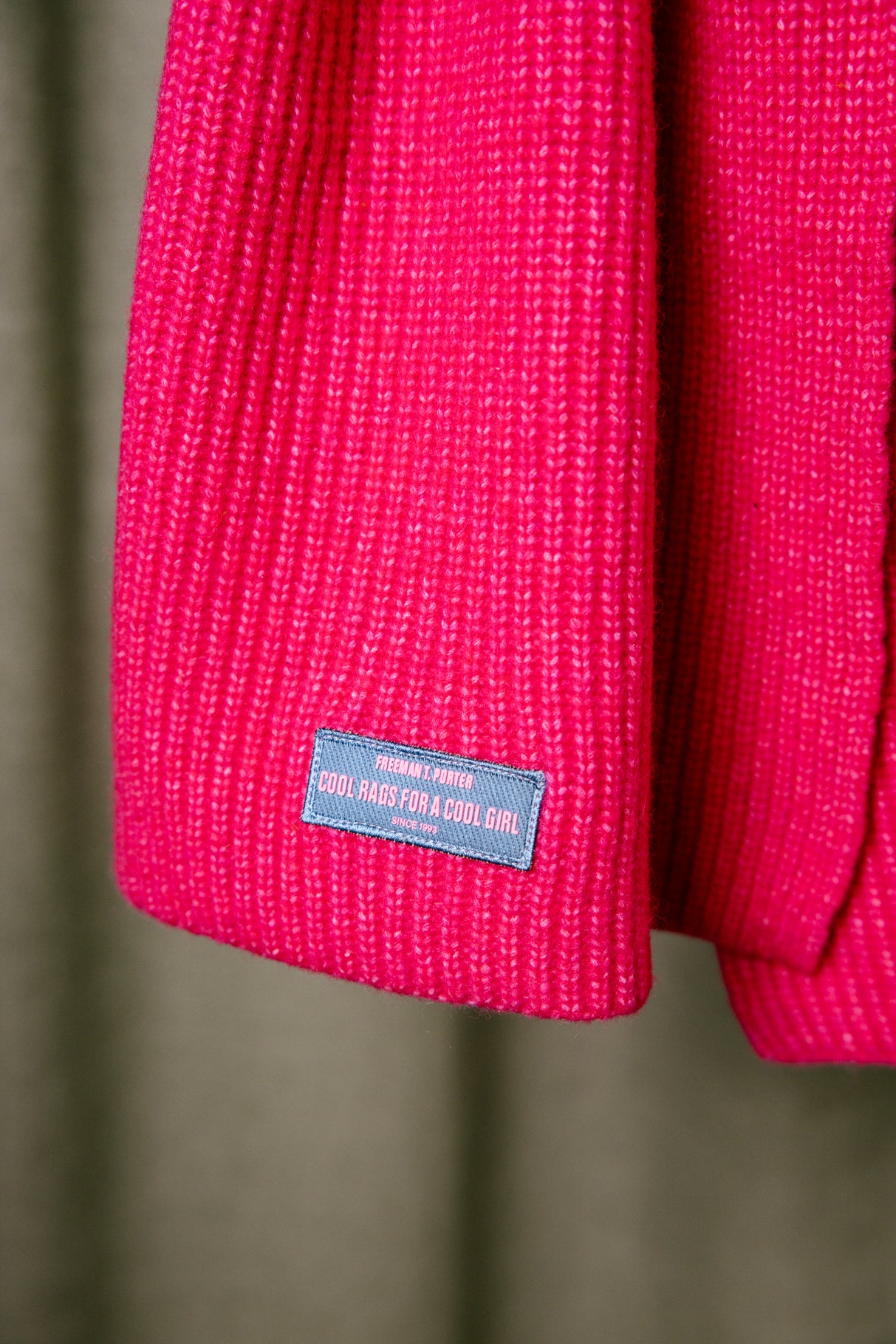 Écharpe  Femme Elina Plain fushia rose | Freeman T. Porter