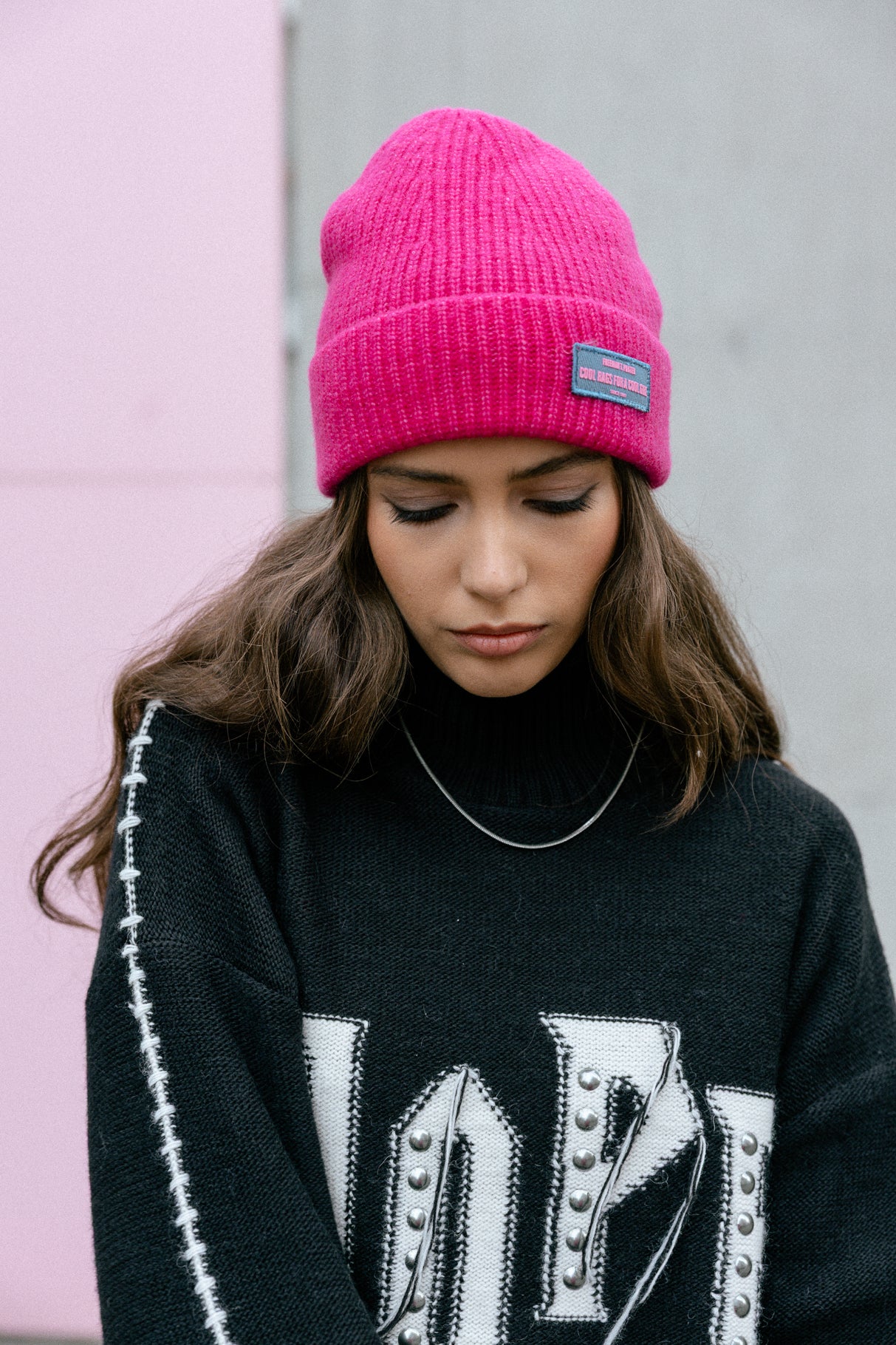 Beanie  Women Heddie Plain fushia rose | Freeman T. Porter