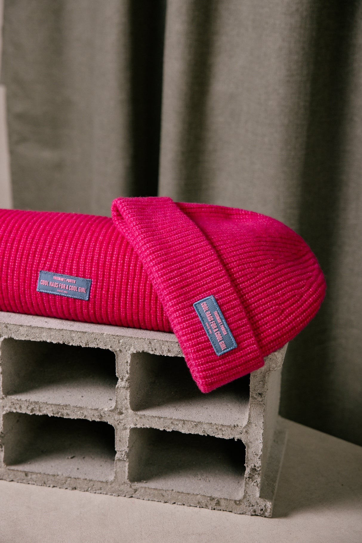 Beanie  Women Heddie Plain fushia rose | Freeman T. Porter
