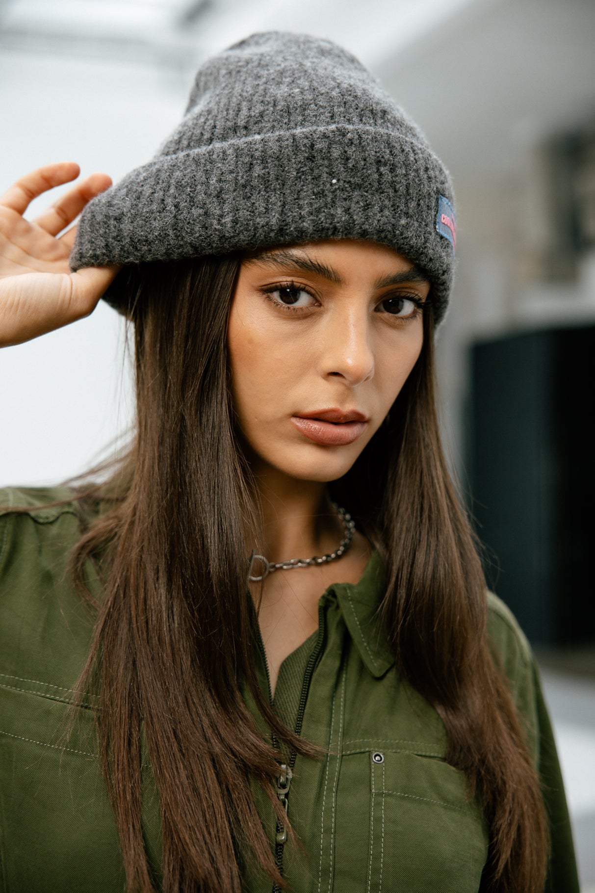 Bonnet Femme Heddie Plain anthra | Freeman T. Porter