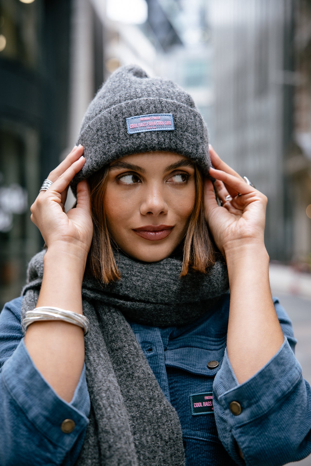 Bonnet Femme Heddie Plain anthra | Freeman T. Porter