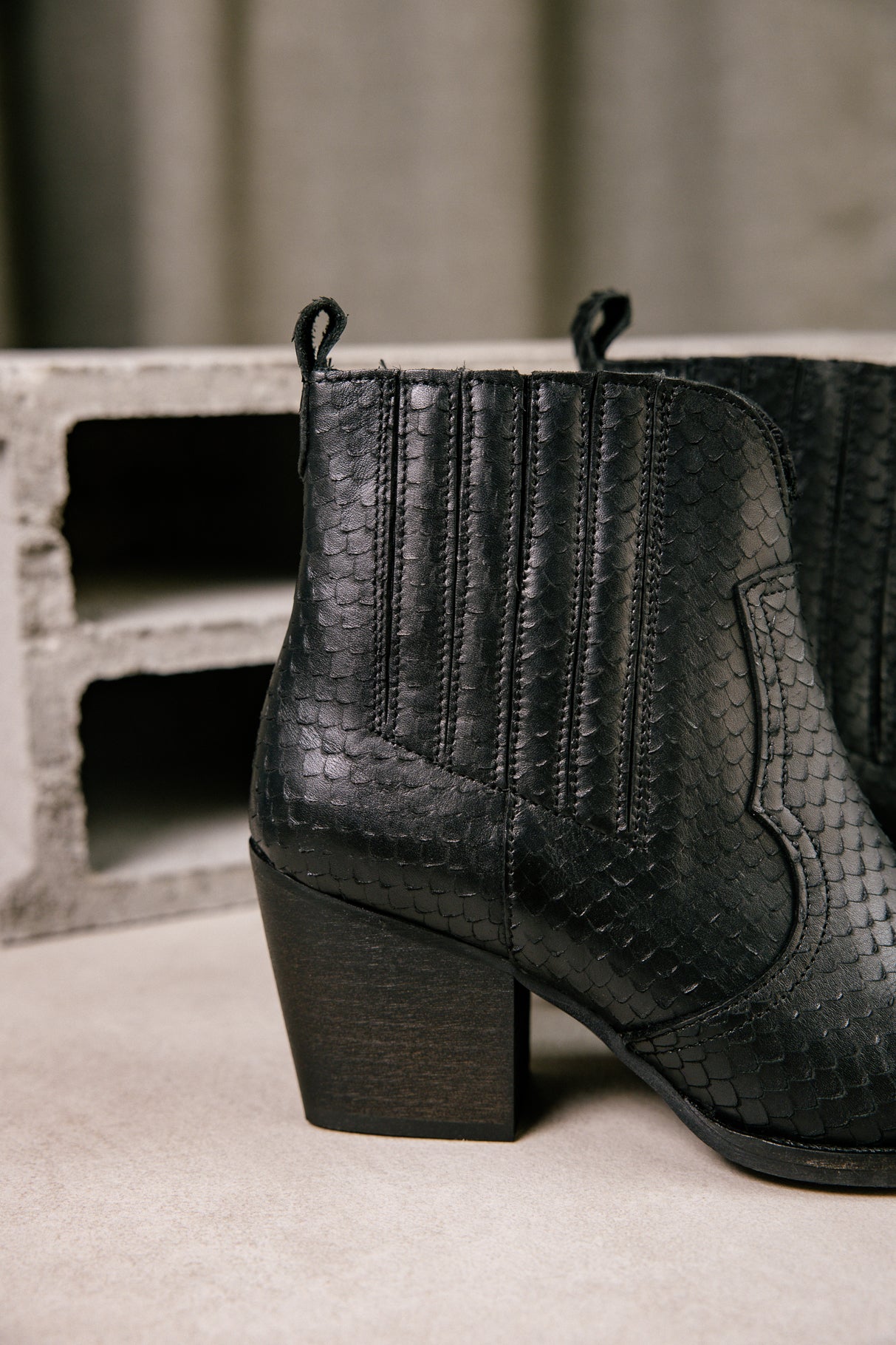 Chelsea boots Femme Tamara Snake black | Freeman T. Porter
