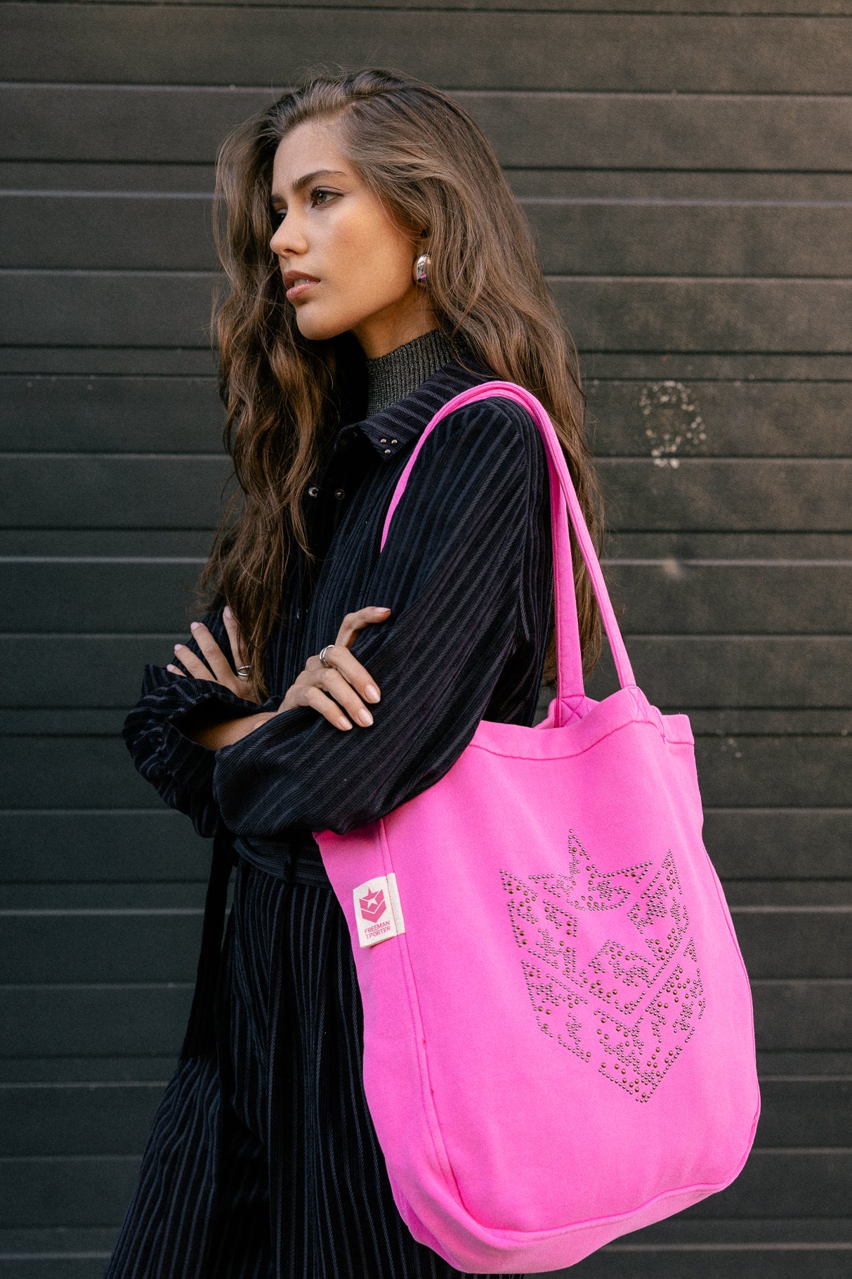 Tote bag Femme Linny Icon neon pink | Freeman T. Porter