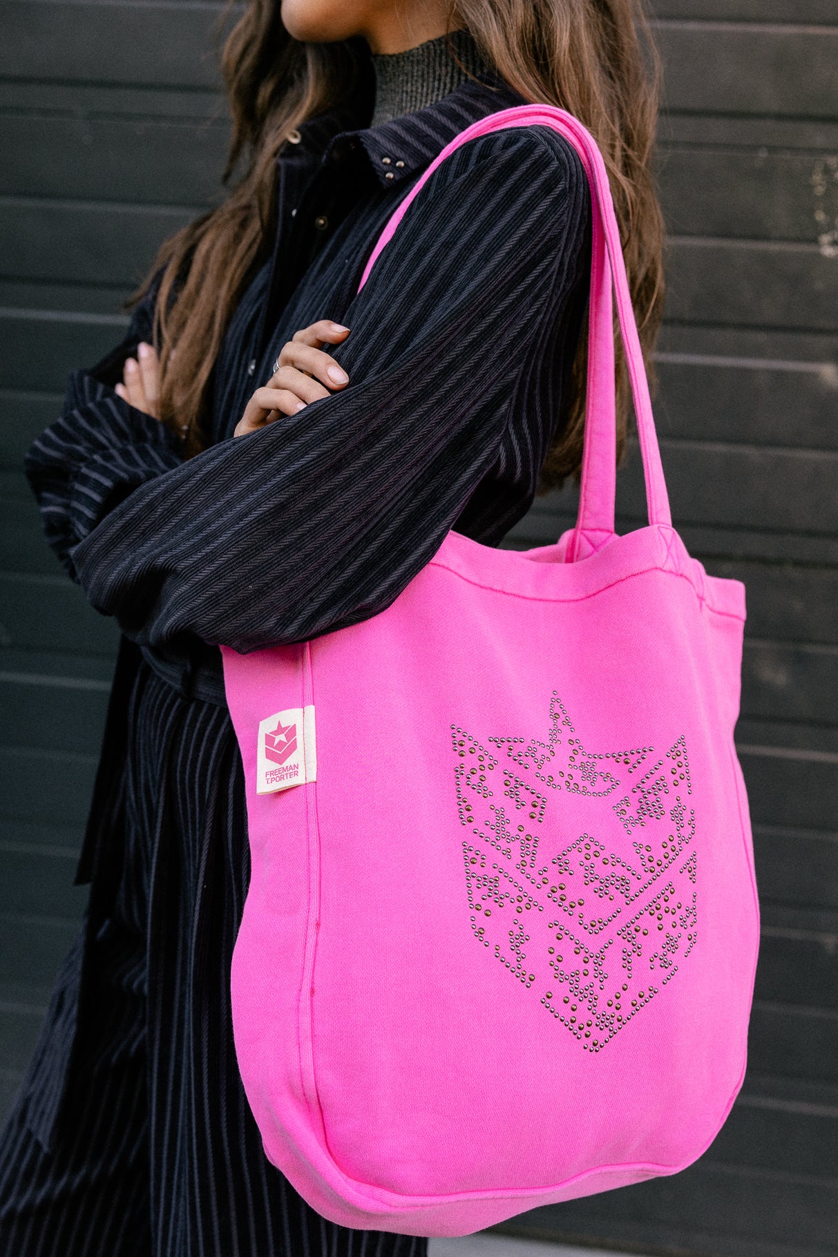 Tote bag Femme Linny Icon neon pink | Freeman T. Porter