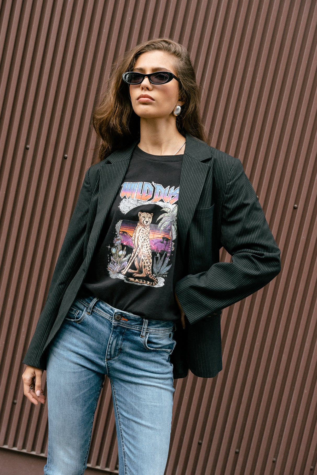 T-shirt imprimé Femme Suria Wilddust moonless night | Freeman T. Porter