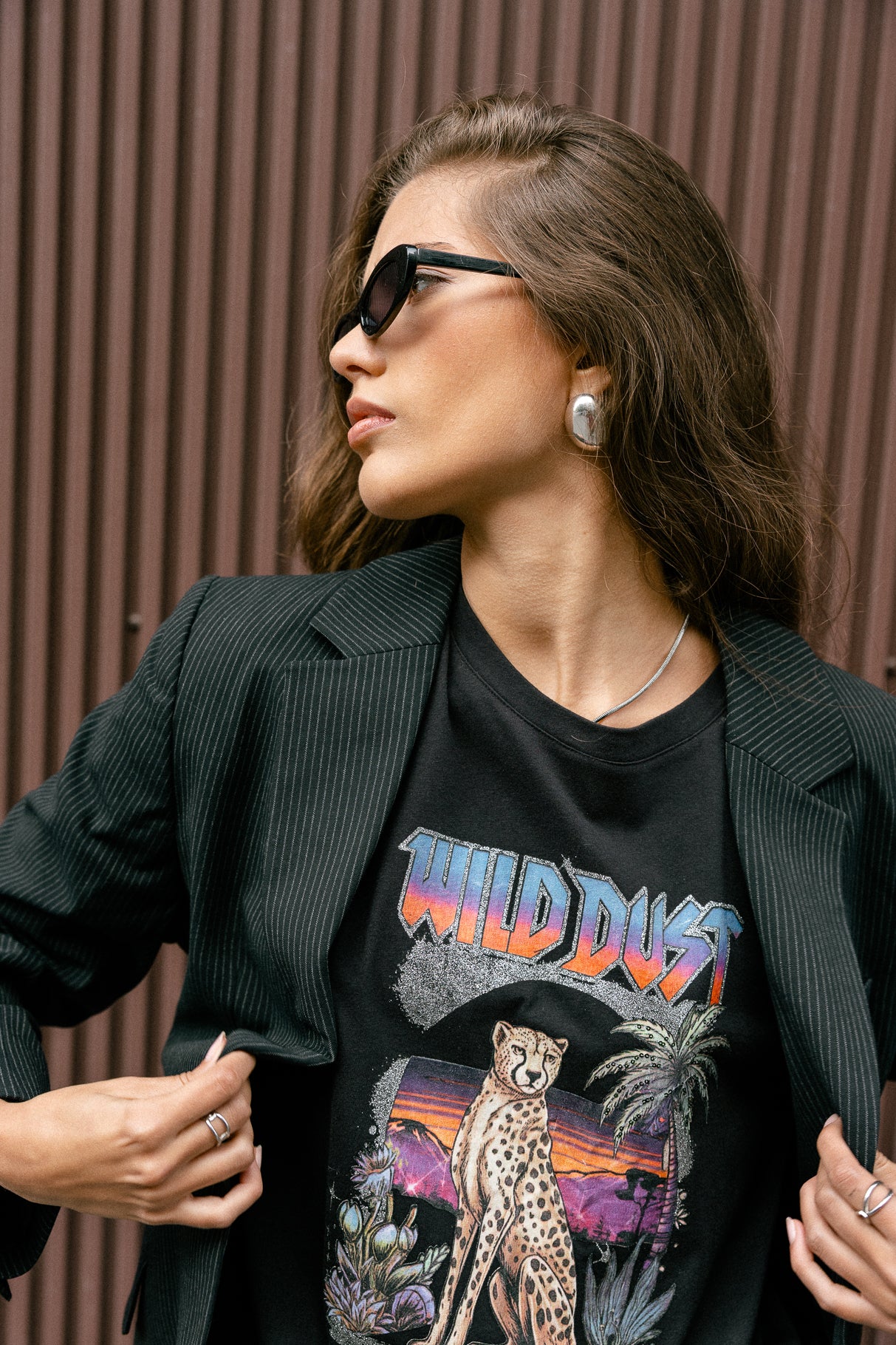 T-shirt imprimé Femme Suria Wilddust moonless night | Freeman T. Porter