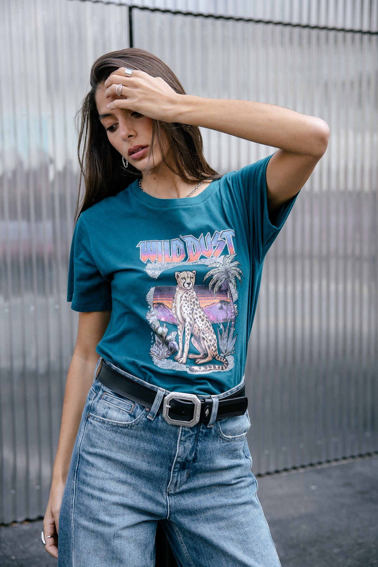 T-shirt imprimé Femme Suria Wilddust spruced up | Freeman T. Porter