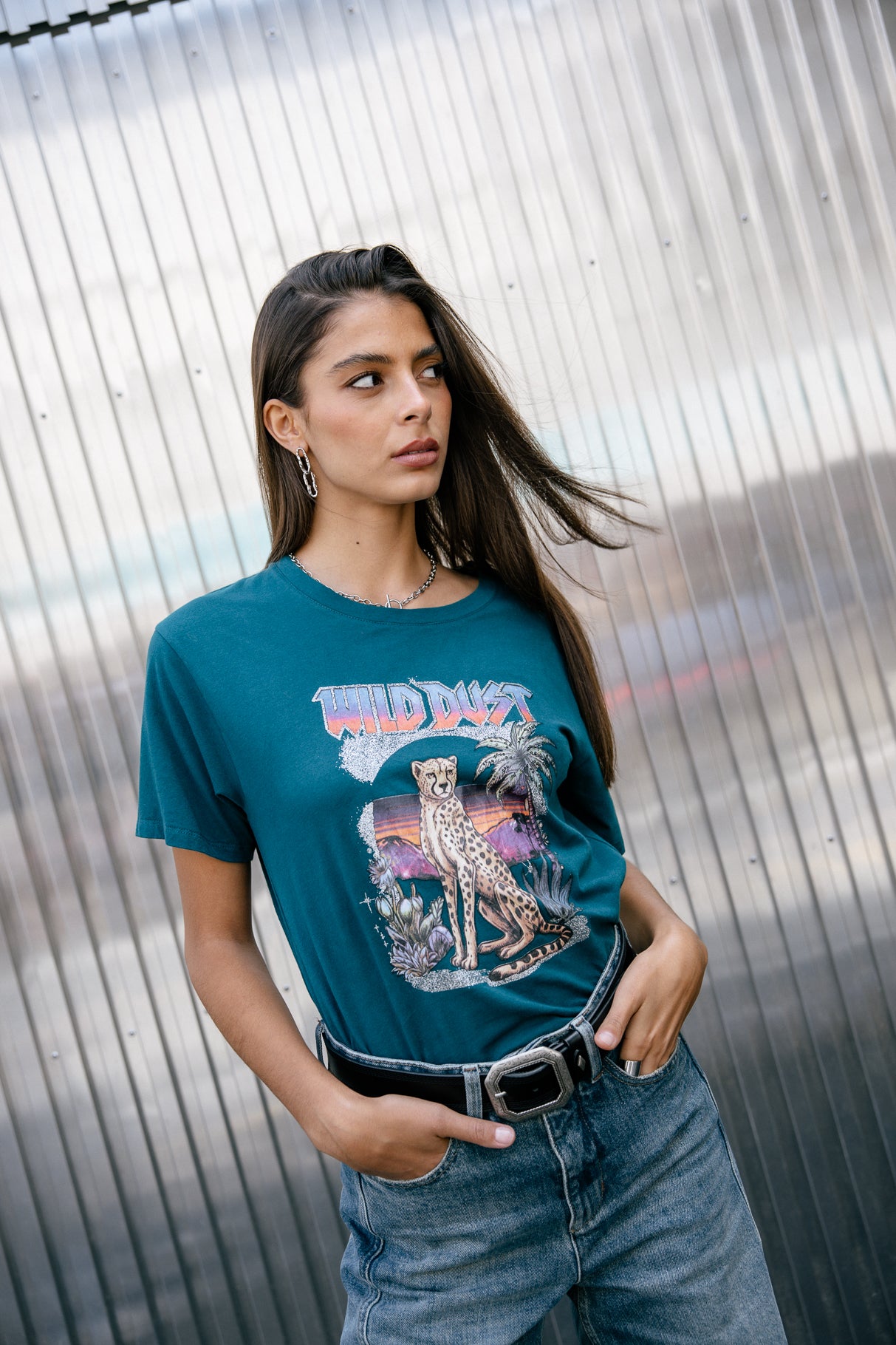 T-shirt imprimé Femme Suria Wilddust spruced up | Freeman T. Porter