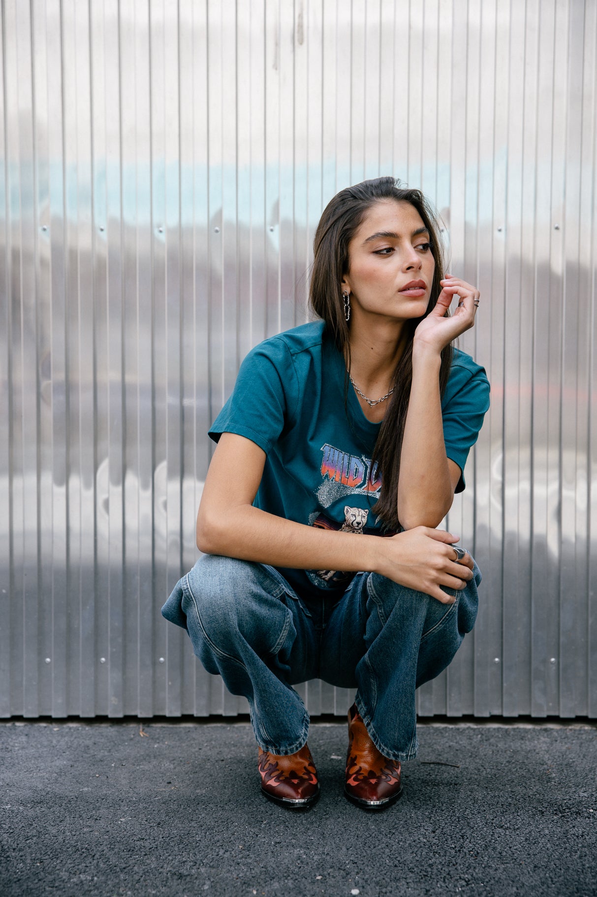 T-shirt imprimé Mujer Suria Wilddust spruced up | Freeman T. Porter
