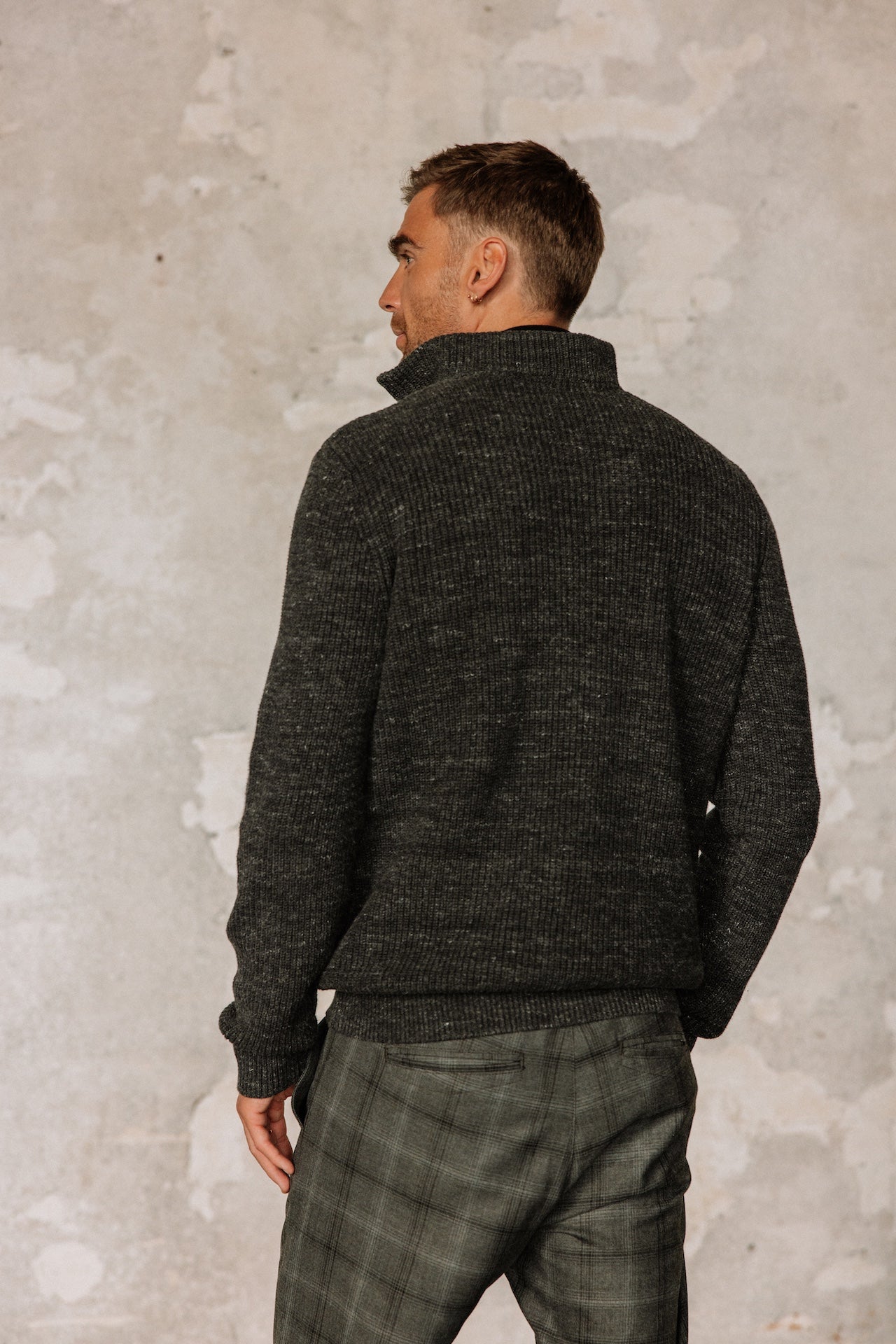 Pull col montant zippé Hombres Emilio Arpia nine iron | Freeman T. Porter