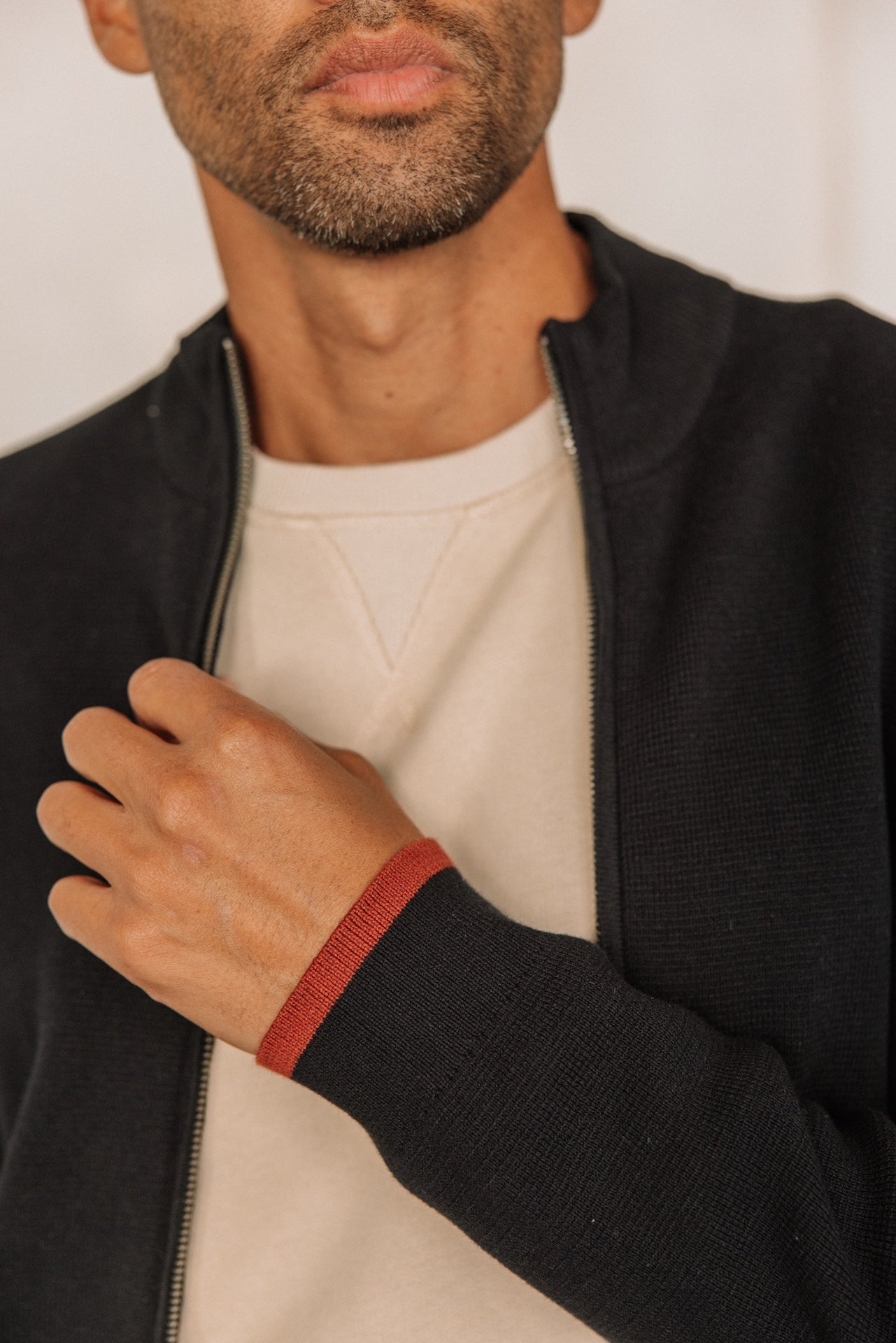 Cardigan zippé Hombres Stan Varsity deep well | Freeman T. Porter