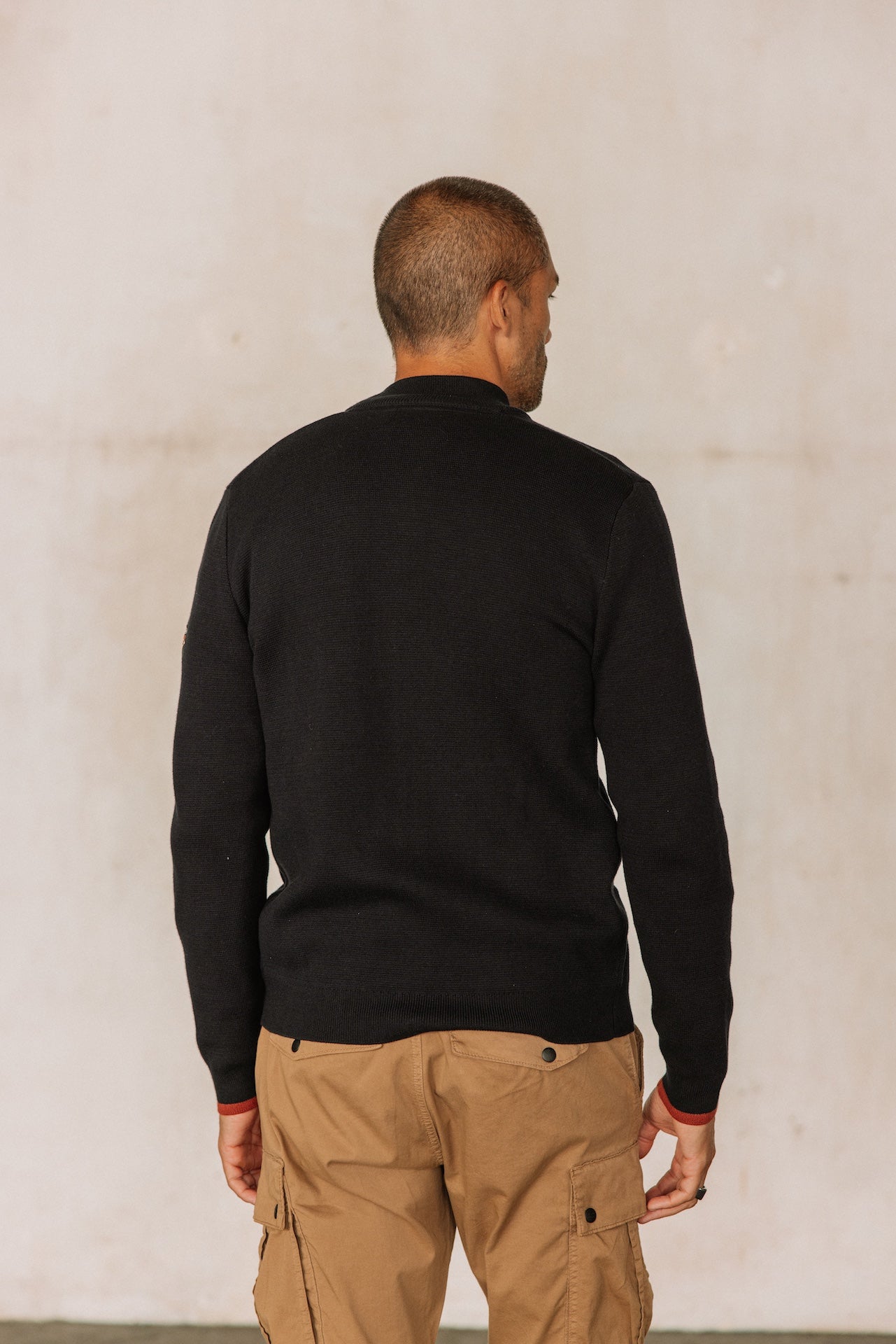 Cardigan zippé Hombres Stan Varsity deep well | Freeman T. Porter