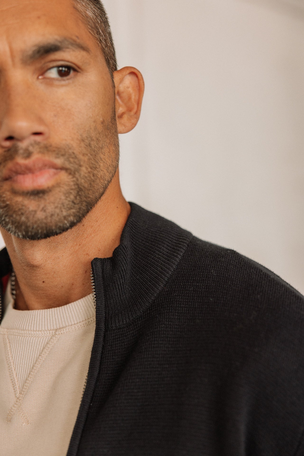 Cardigan zippé Hombres Stan Varsity deep well | Freeman T. Porter