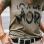 Printed t-shirt Woman Tarissa Love Me ivy green | Freeman T. Porter