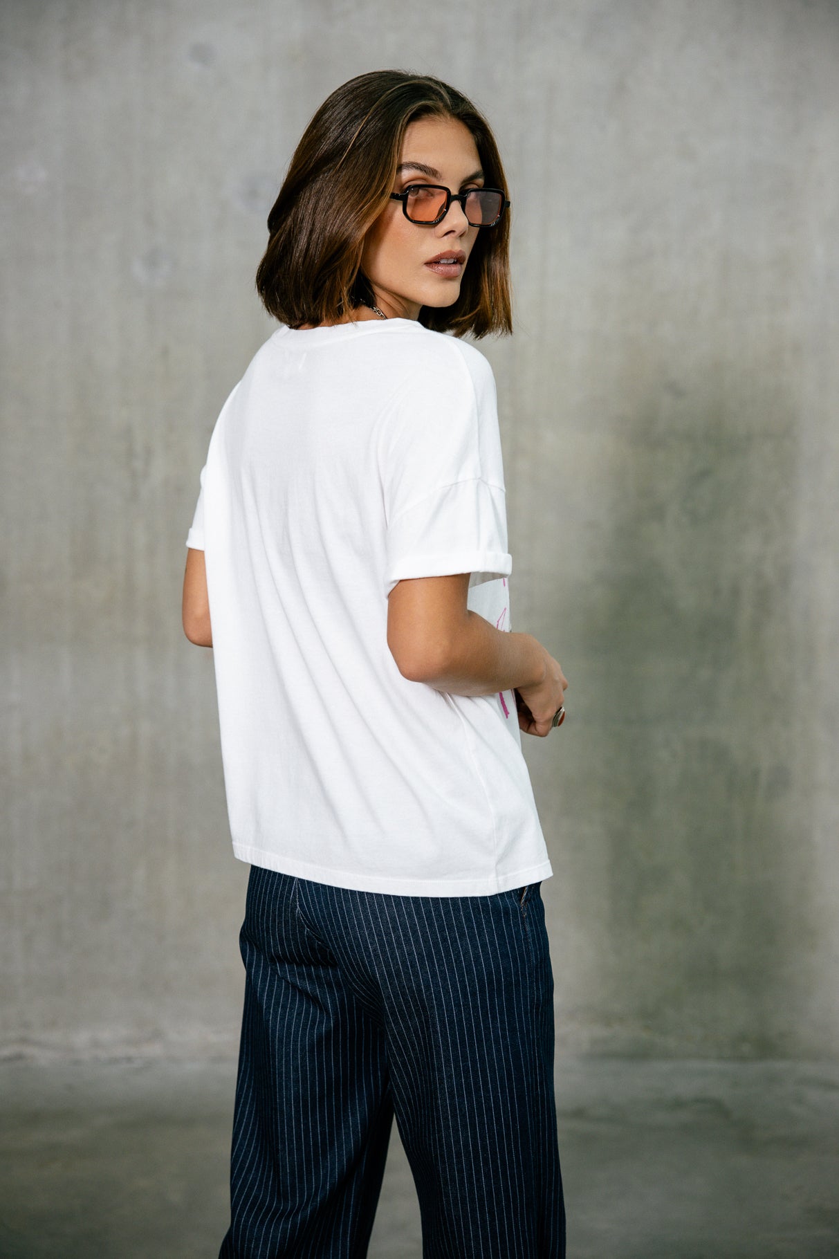 T-shirt imprimé Femme Tomia Break white | Freeman T. Porter