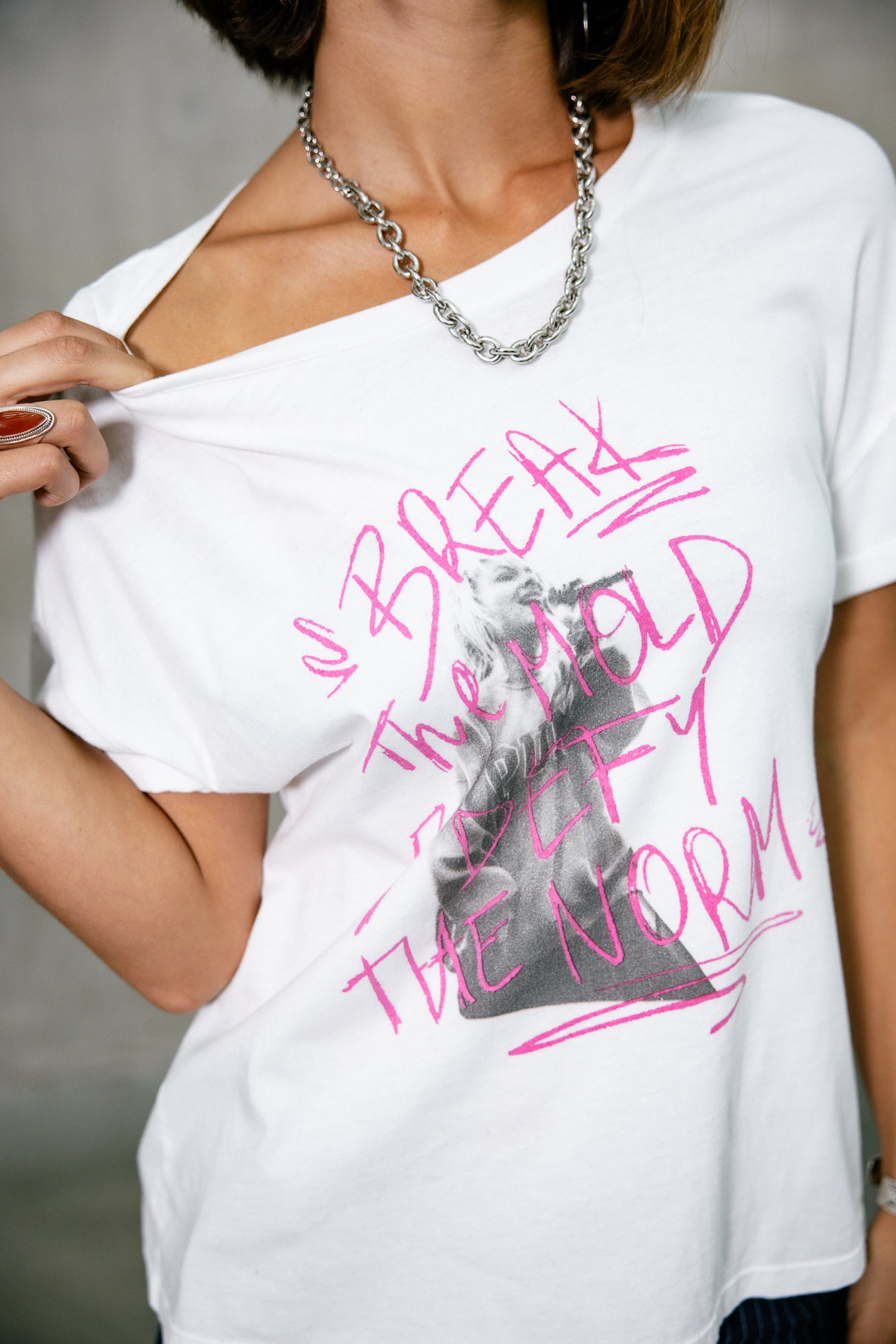 T-shirt imprimé Femme Tomia Break white | Freeman T. Porter