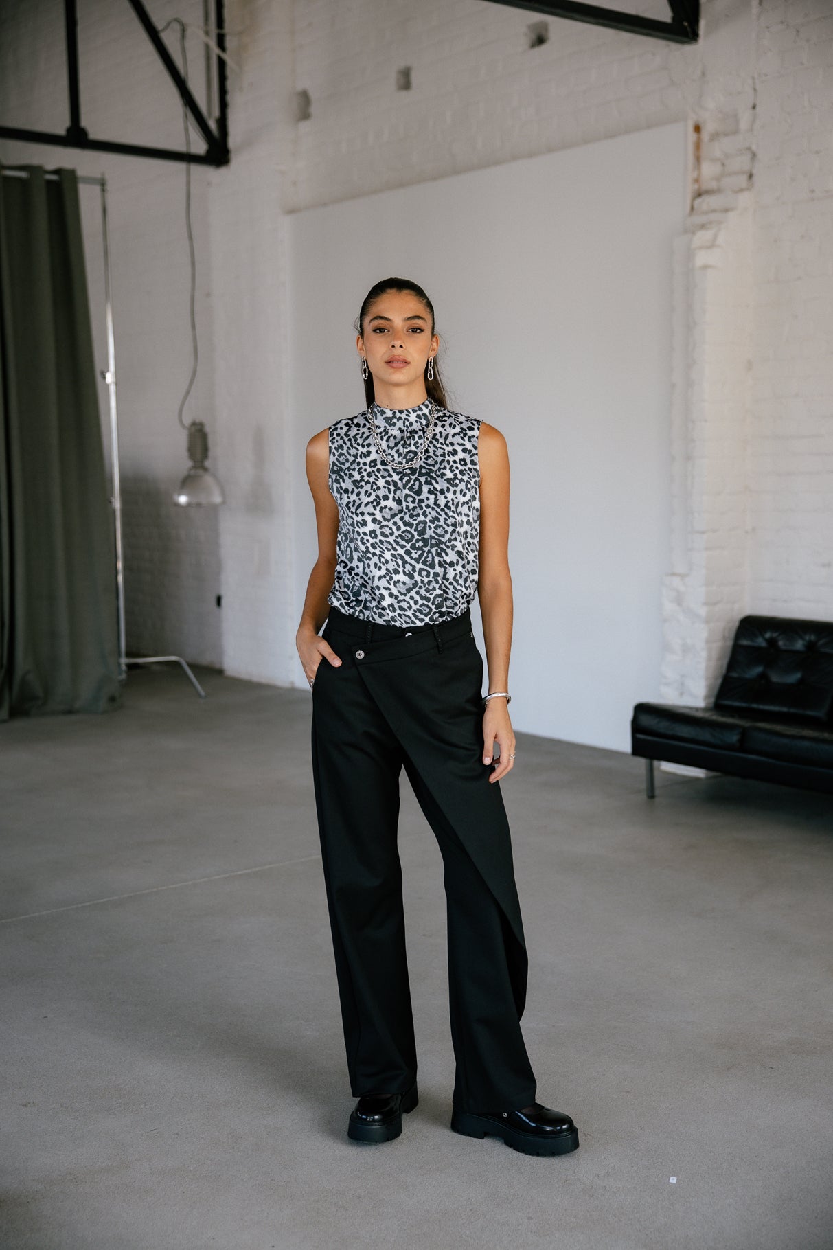 Top sans manche Femme Derila Shiny Leo original | Freeman T. Porter