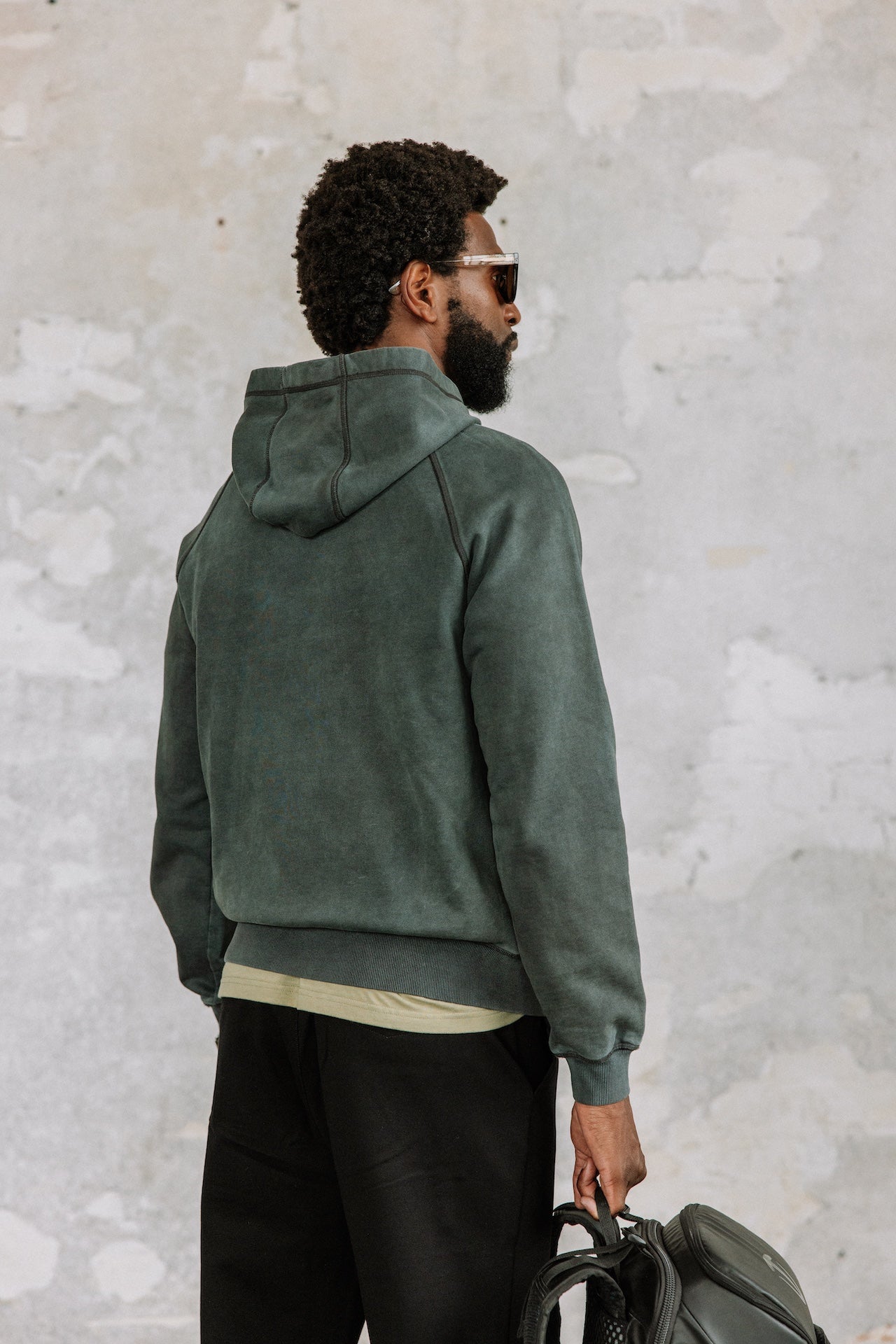 Sweat à capuche Men Armie APM navy | Freeman T. Porter