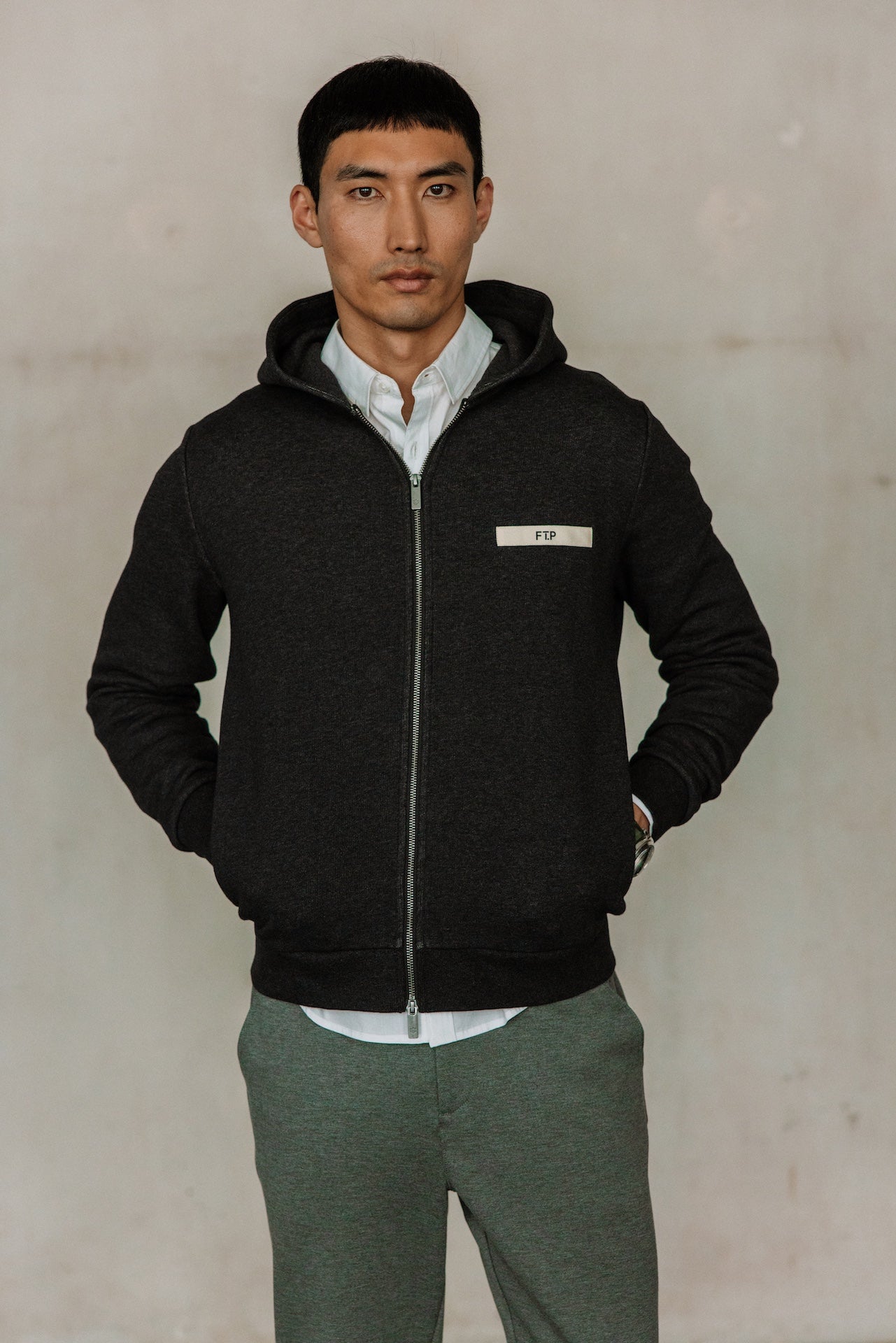 Sweat à capuche Hombres Aspen Yutong black | Freeman T. Porter