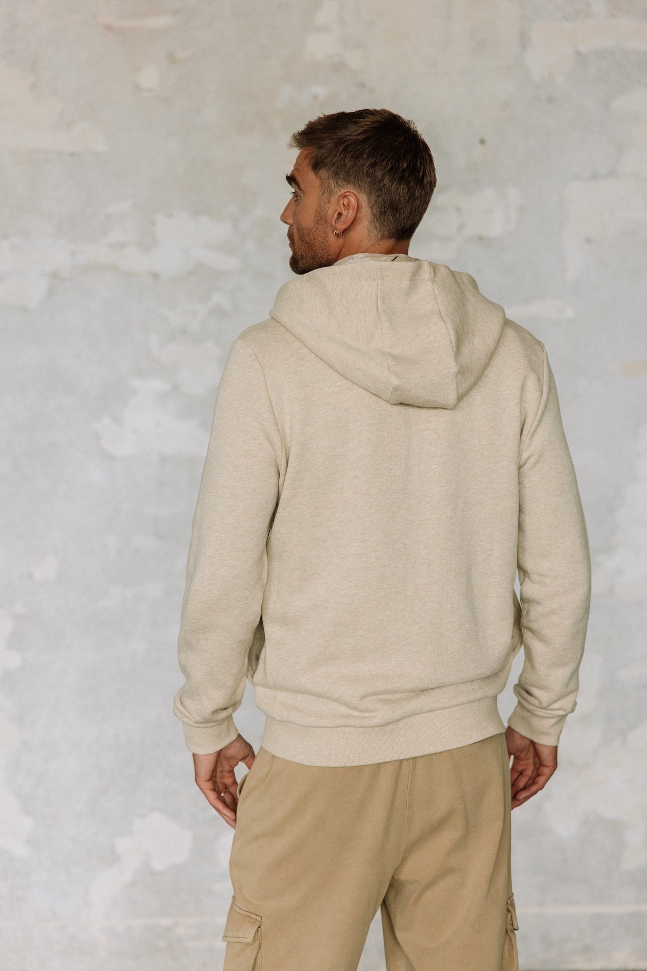 Sweat à capuche Men Aspen Yutong beige | Freeman T. Porter