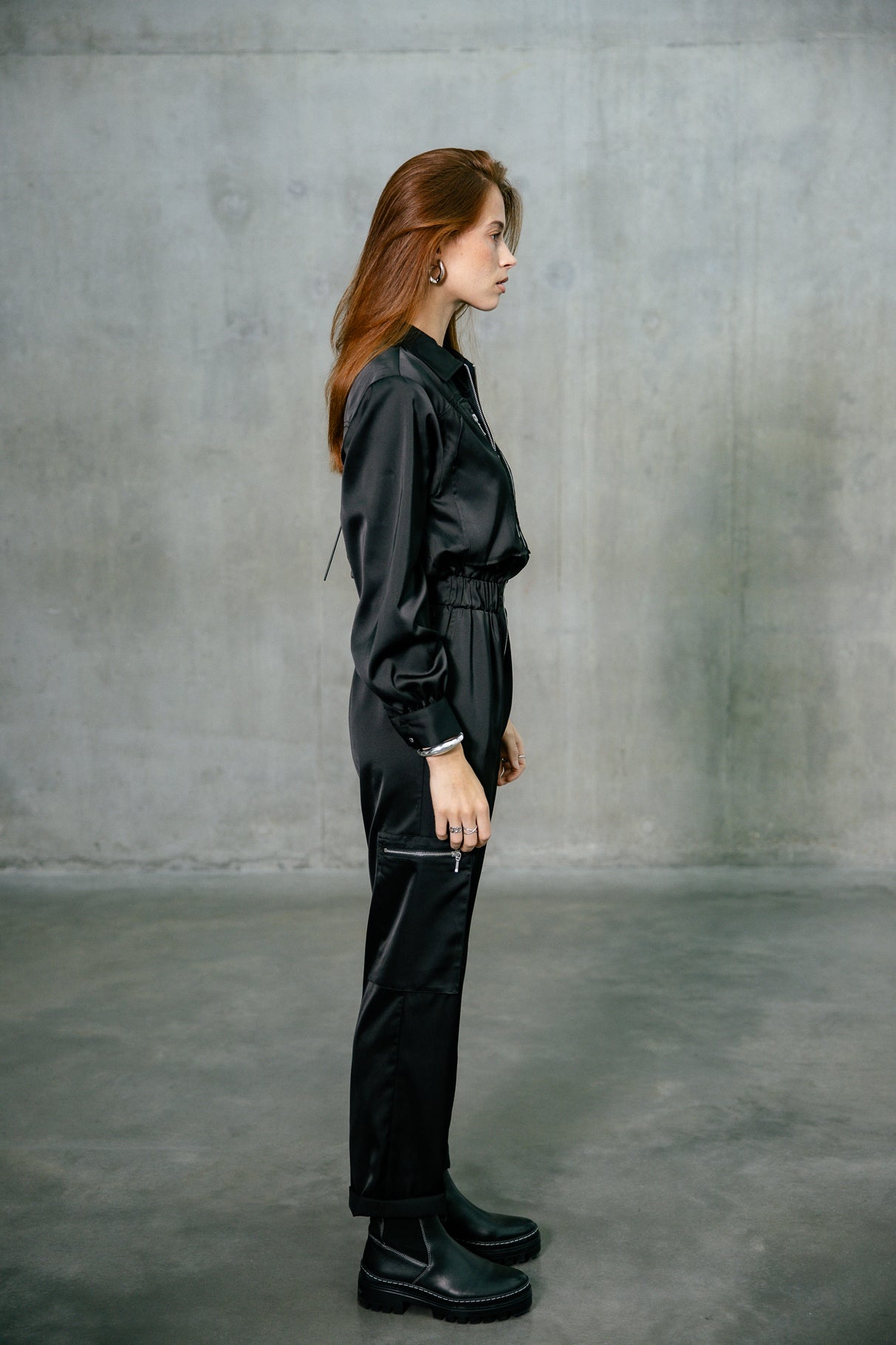 Combinaison cargo Mujer Creed Plain black | Freeman T. Porter