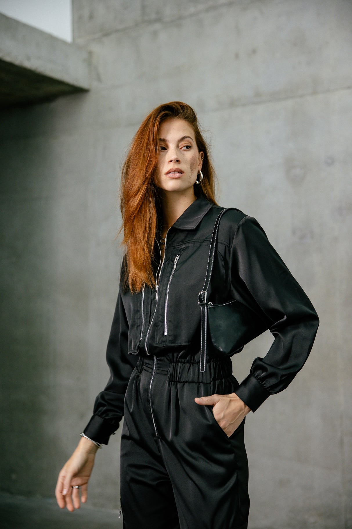 Combinaison cargo Mujer Creed Plain black | Freeman T. Porter