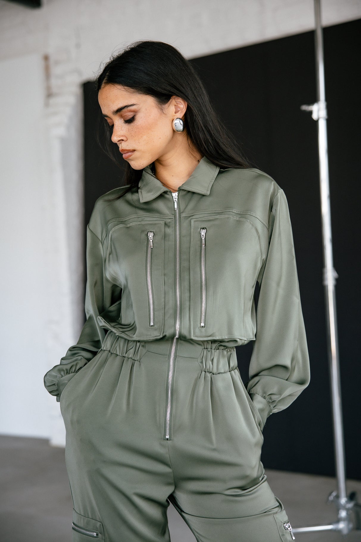Combinaison cargo Mujer Creed Plain thyme | Freeman T. Porter