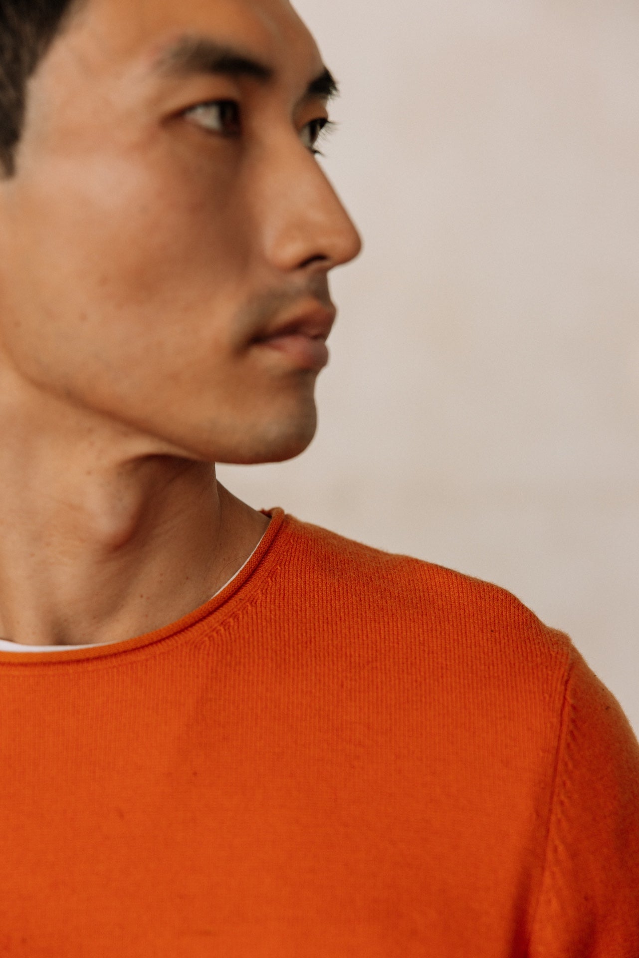Pull col rond Hombres Sonny Macau burnt orange | Freeman T. Porter