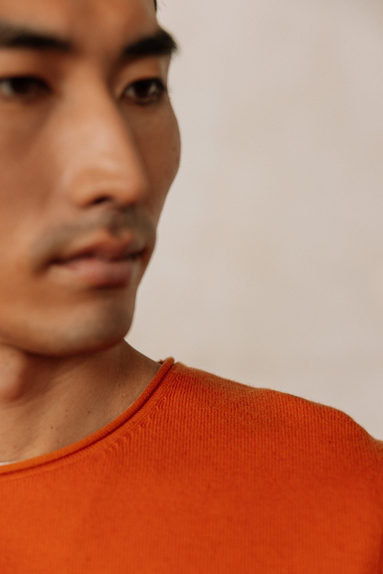 Pull col rond Hombres Sonny Macau burnt orange | Freeman T. Porter